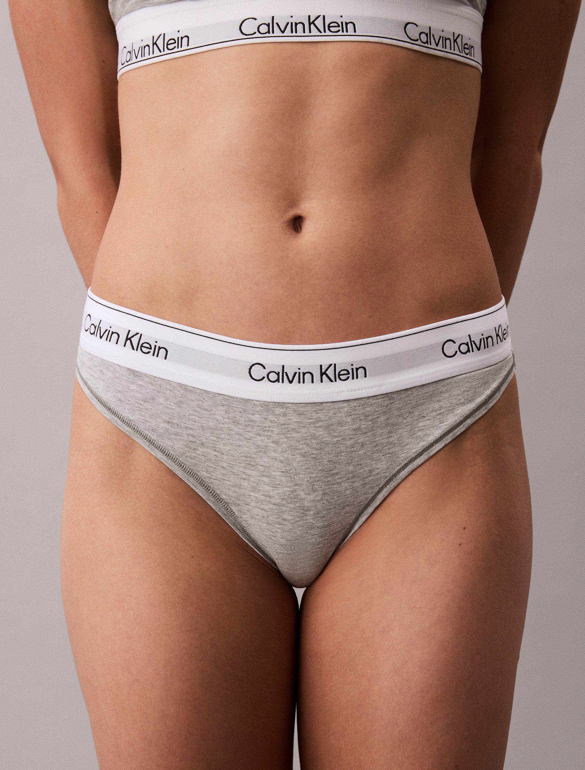 Calvin Klein Underwear String MODERN COTTON mit breitem Bündchen