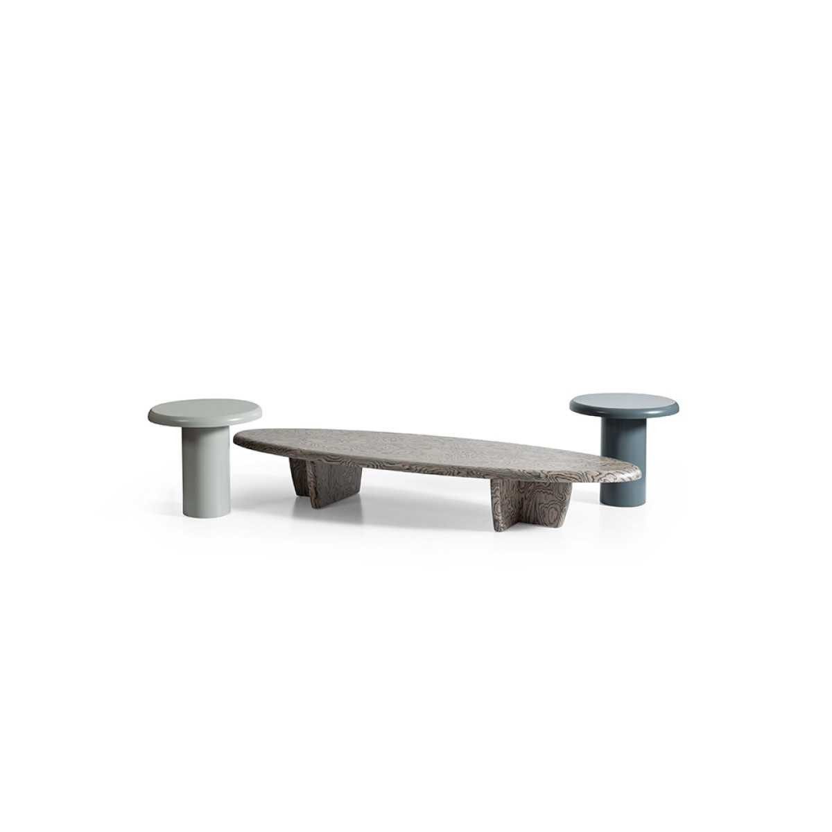Xlmoebel Couchtisch XLMOEBEL Couchtisch-Set aus Holz in elegantem Grauton (3-teilig, 3-St., 3-teiliges Couchtisch-Set), Made in Europa