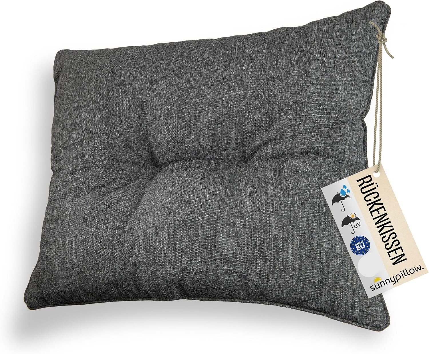 sunnypillow Stuhlkissen Gartenkissen für Gartenmöbel Rattanmöbel, Outdoor / Indoor