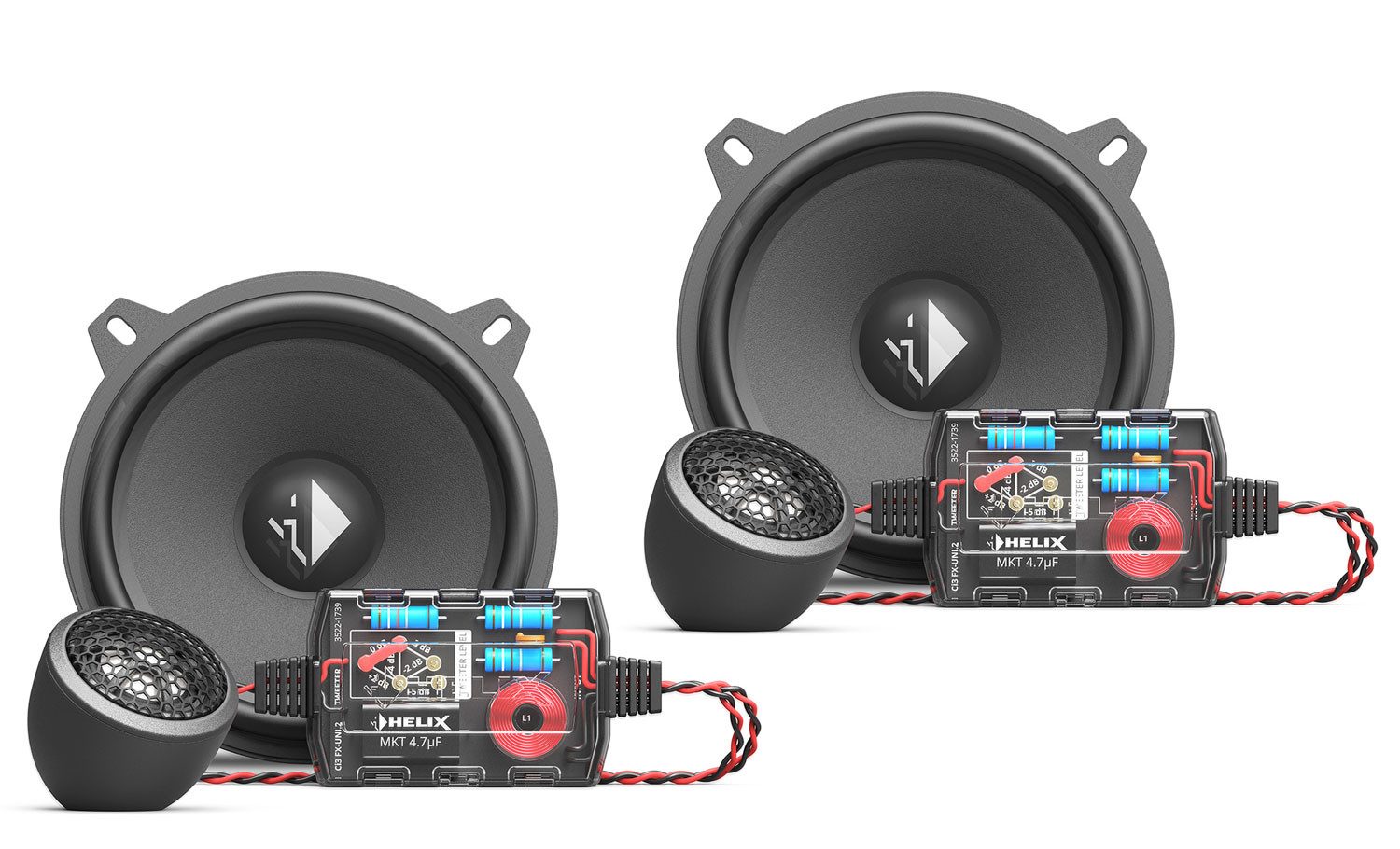 Helix Compose Ci3 K130.2-S3 13cm 2-Wege-Lautsprecher Komponentensystem Автомобильные динамики (90 W, 13 cm)