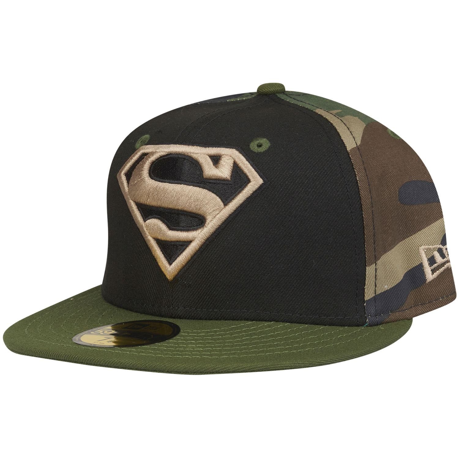 New Era Fitted Cap 59Fifty SUPERMAN woodland