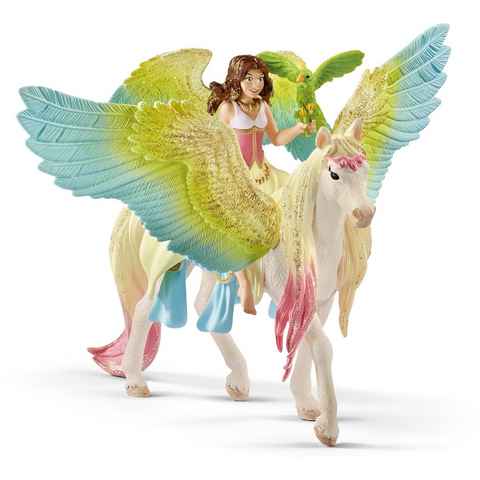 Schleich® Spielfigur BAYALA®, Surah mit Glitzer-Pegasus (70566)