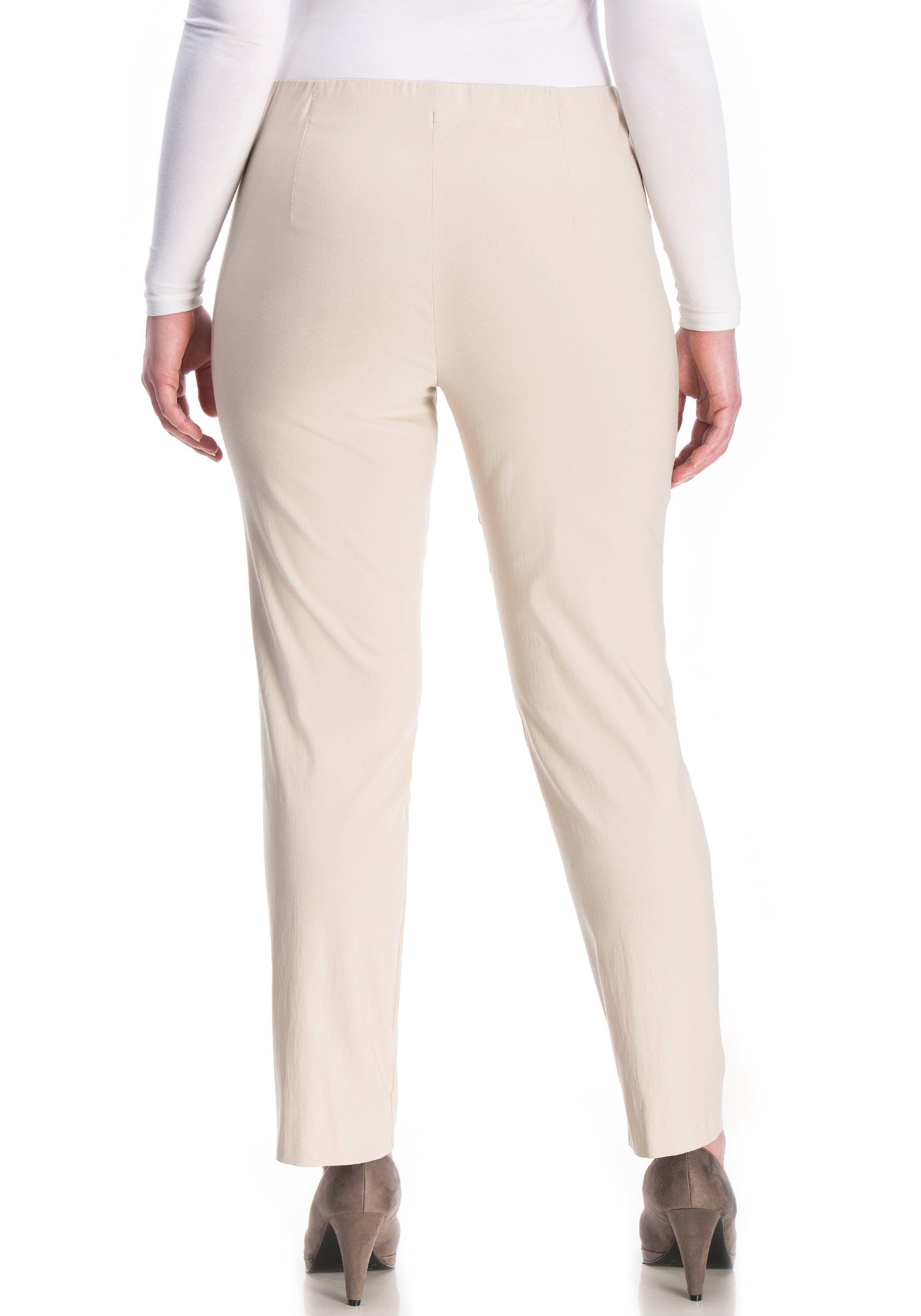 KjBRAND Schlupfhose SUSIE Bengaline mit beige Schlupfbund