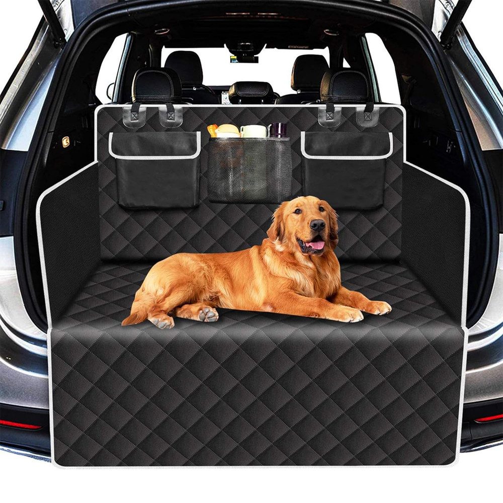Ledander Tier-Autoschondecke Tier-Kofferraumschutzdecke Kofferraumschutz Hund, Wasserdicht, Hundedecke Auto Kratzfest Kofferraumdecke