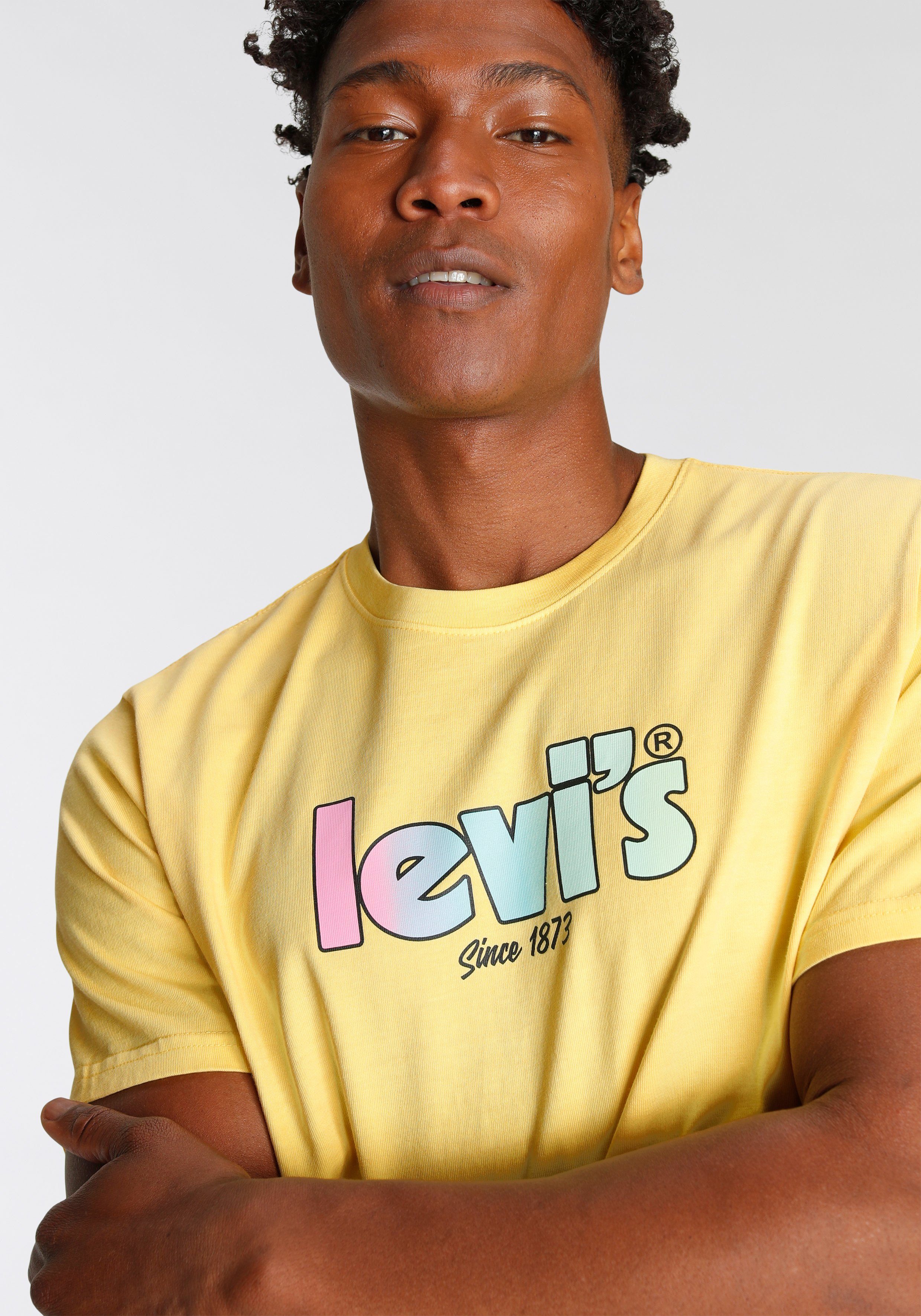 T-Shirt SS mit FIT LE L Logodruck RELAXED GRADIENT GD TEE Levi's®