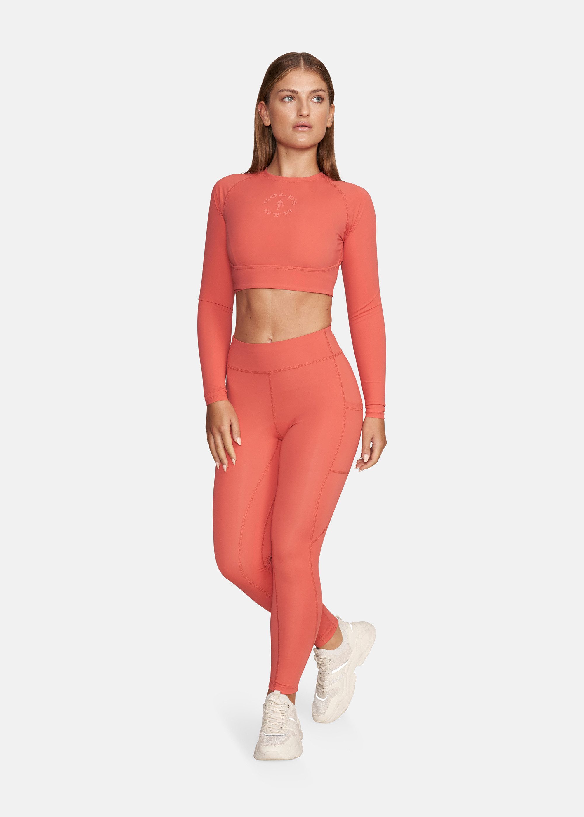 GOLD'S GYM APPAREL Langarmshirt HELEN pilling-resistent, formstabil, atmungsaktiv, schnelltrocknend