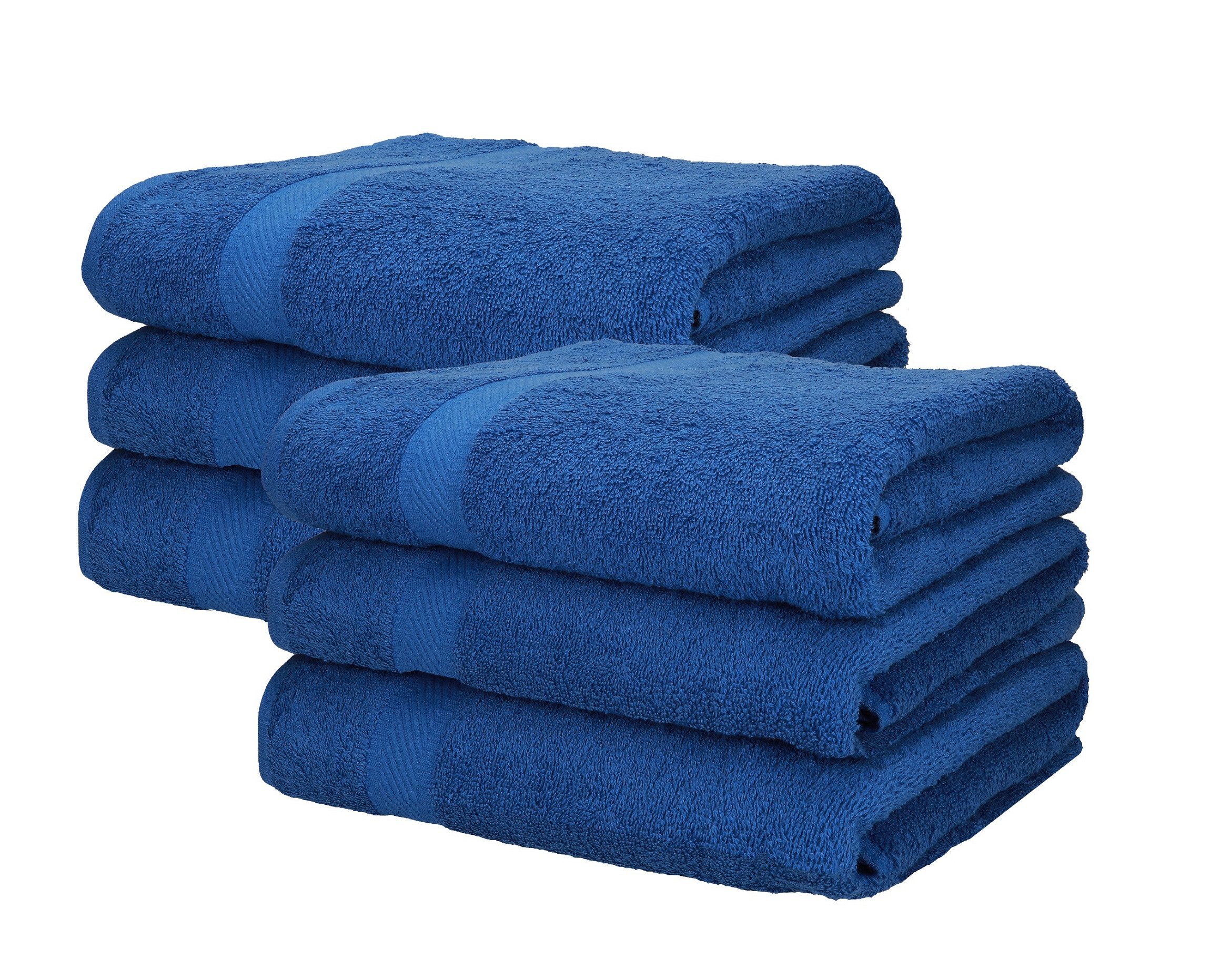Betz Badetücher 6 Stück Badetücher XXL 100 x 200 cm PALERMO Farbe Blau, 100% Baumwolle (Set, 6-St)