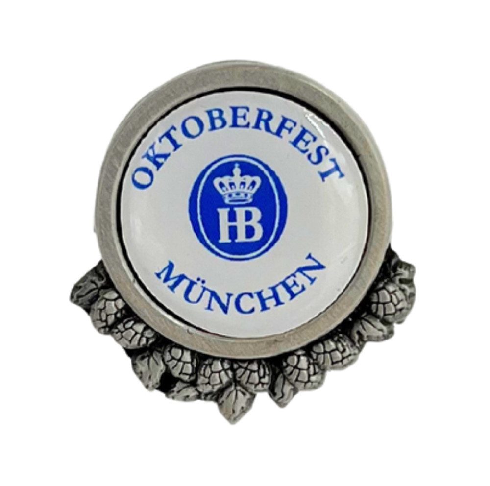 Hofbräuhaus München Anstecknadel, Pin Hofbräuhaus "Oktoberfest", aus Metall