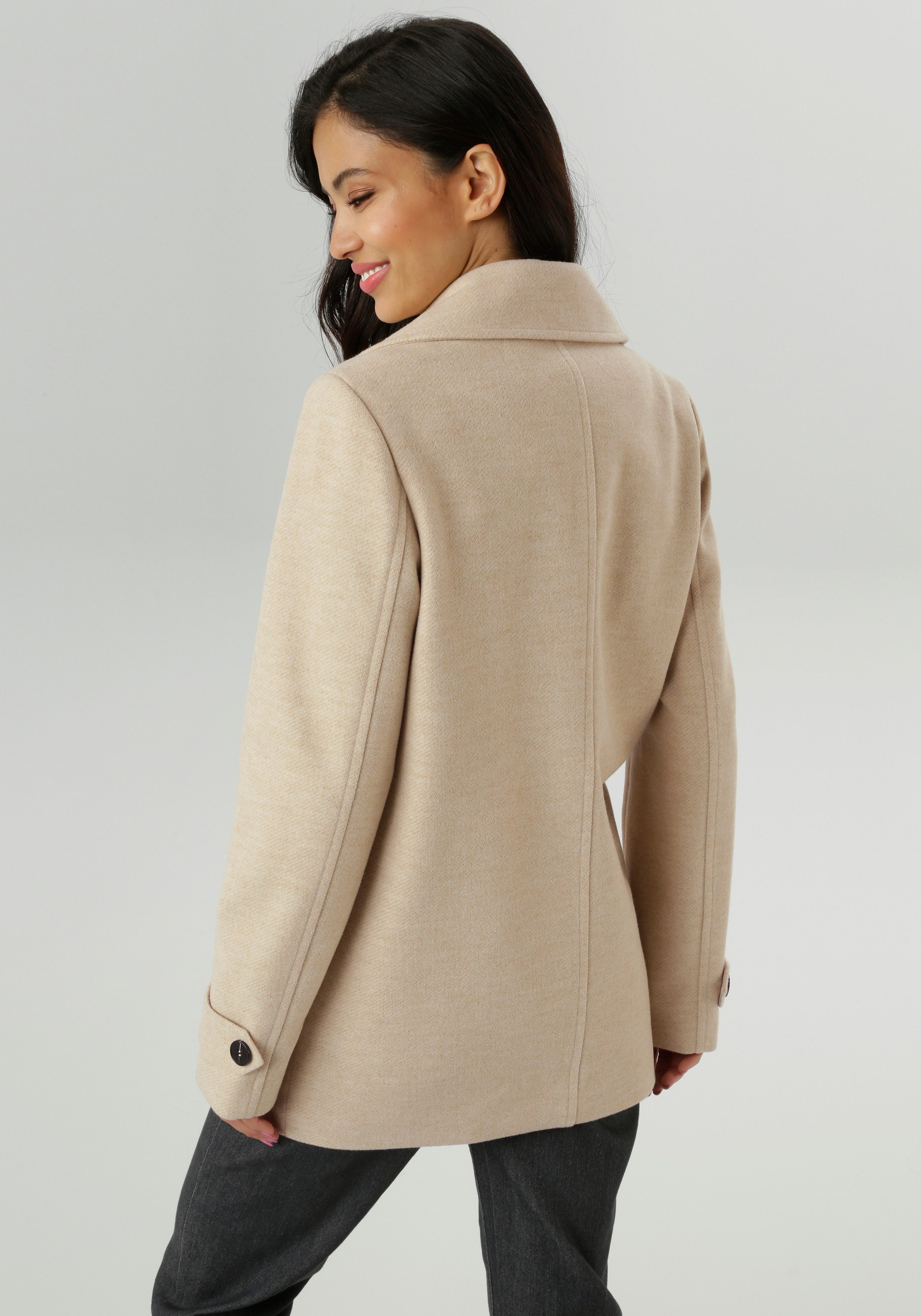 Aniston SELECTED Cabanjacke mit breitem Reverskragen günstig online kaufen