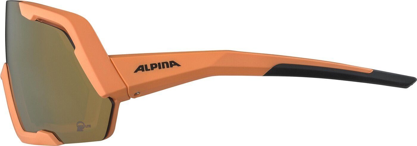 52 Alpina ROCKET peach Sonnenbrille Sports matt Q-LITE