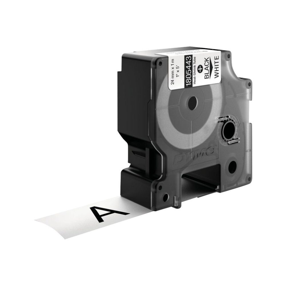 DYMO Schrumpfschlauch 1805443 Heißschrumpfschlauch schwarz/weiß