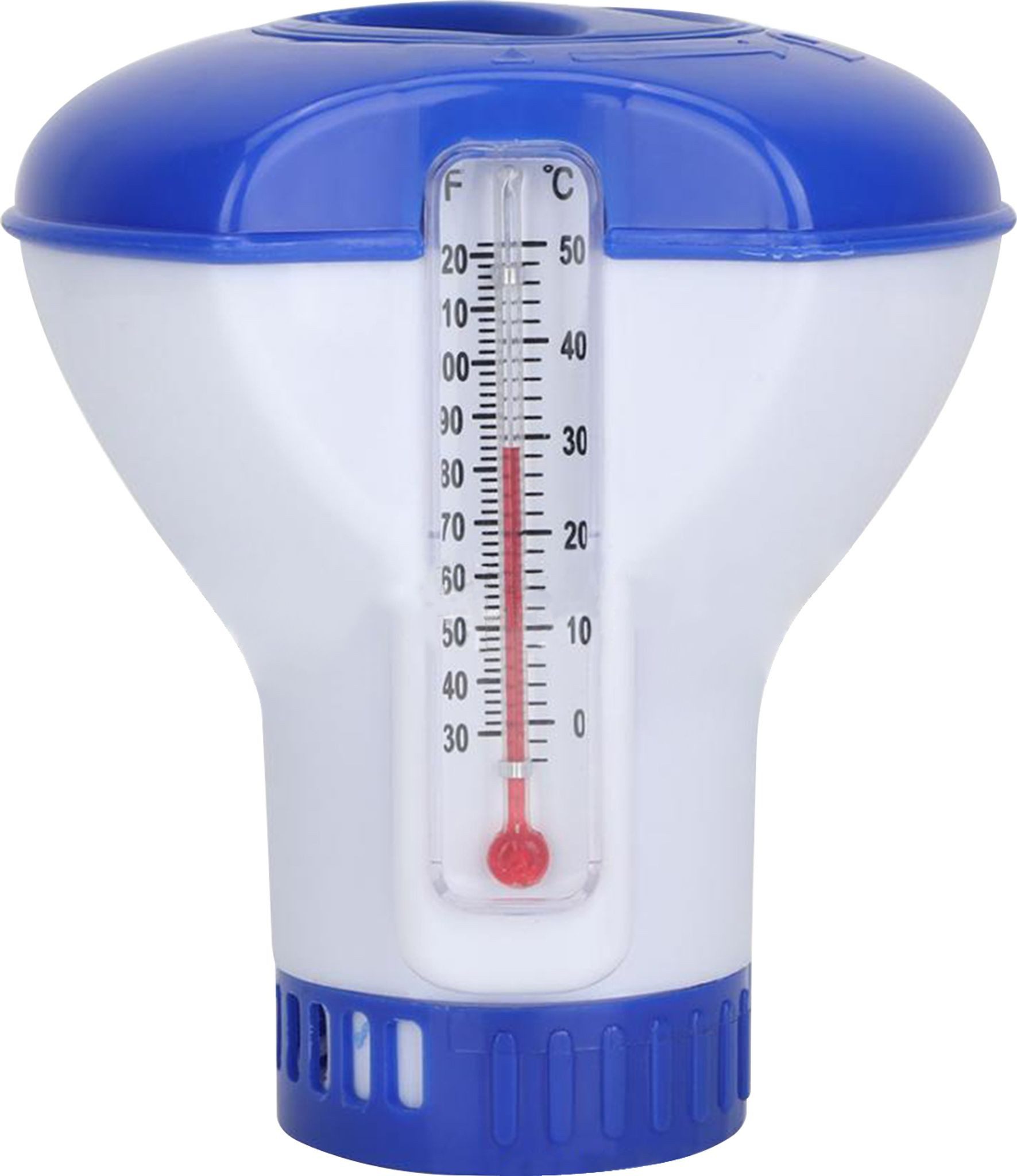 FELIXLEO Poolpflege Pool Chemiespender mit Thermometer für Außen- und Innenpools