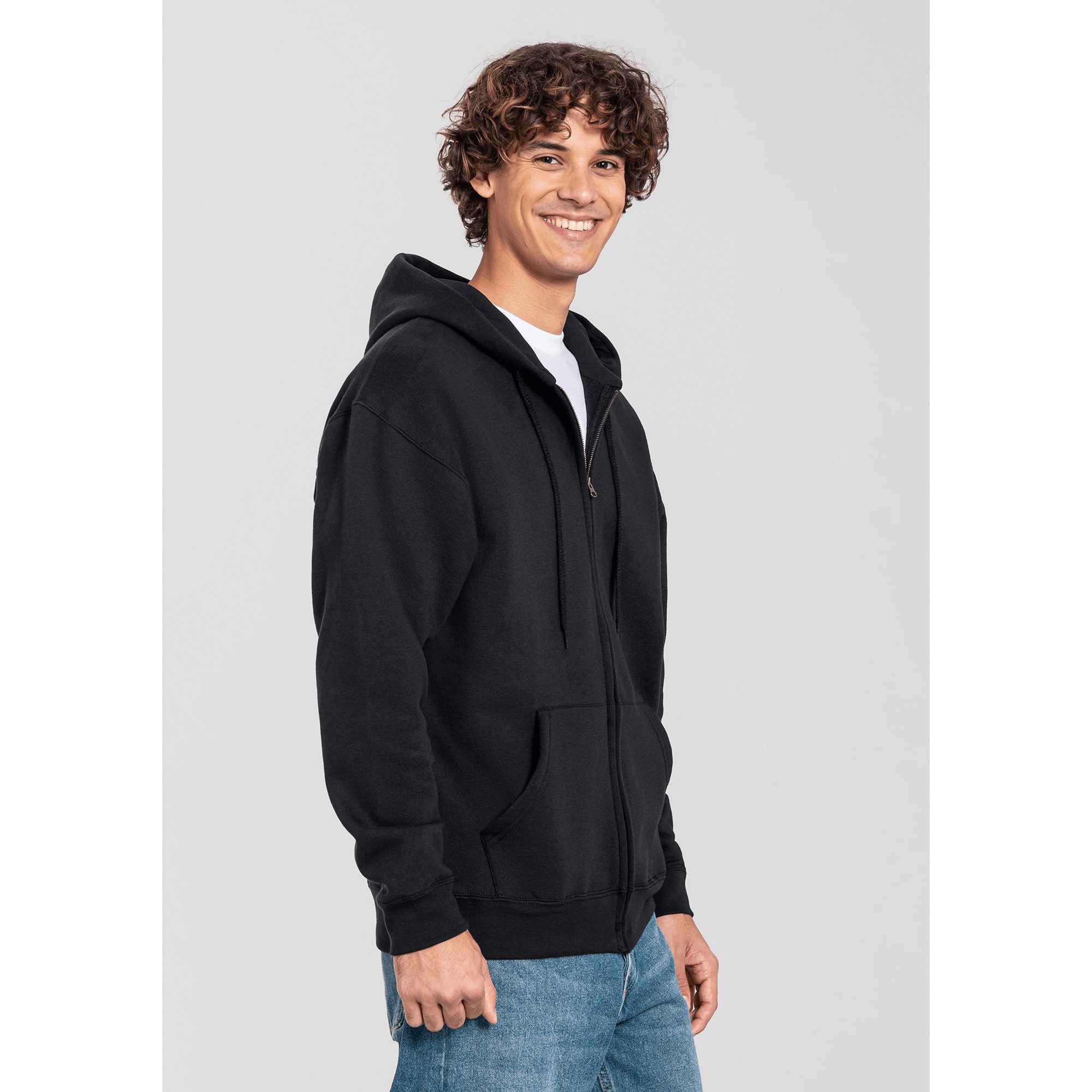 Fruit of the Loom Sweatjacke Iconic Premium Kapuzen Sweatjacke