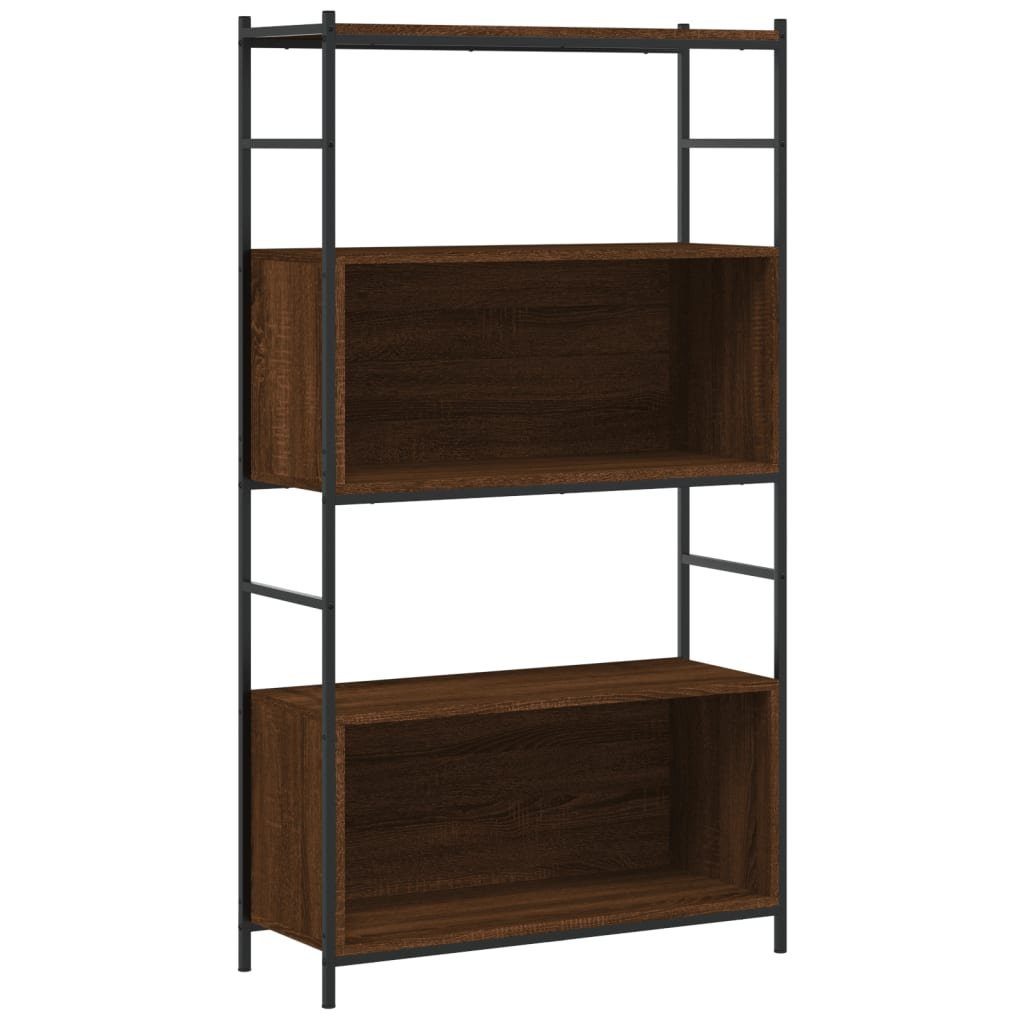 furnicato Bücherregal Braun Eichen-Optik 80x30x145,5 cm günstig online kaufen