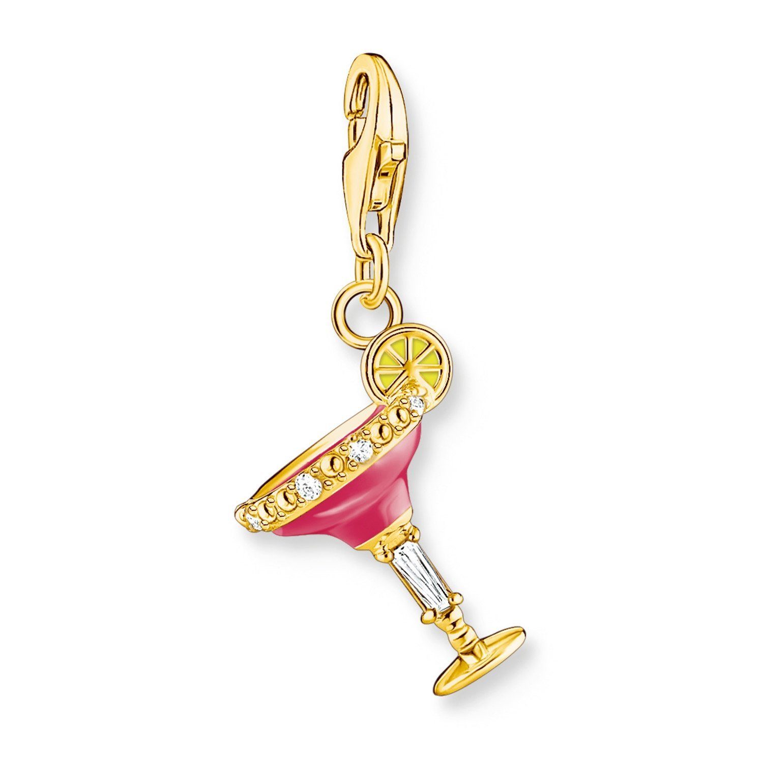 THOMAS SABO Kettenanhänger Charm- Rotes...