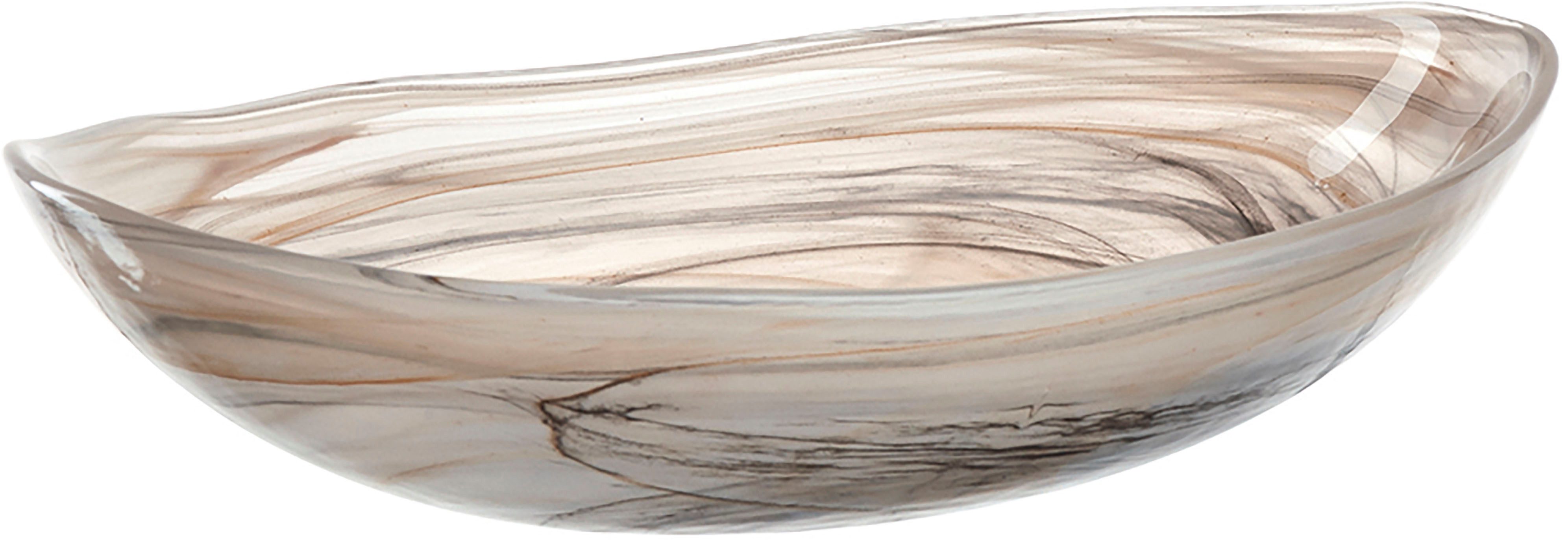 LEONARDO Dekoschale ALABASTRO 22 cm oval 4er-Set (Set, 4 St)