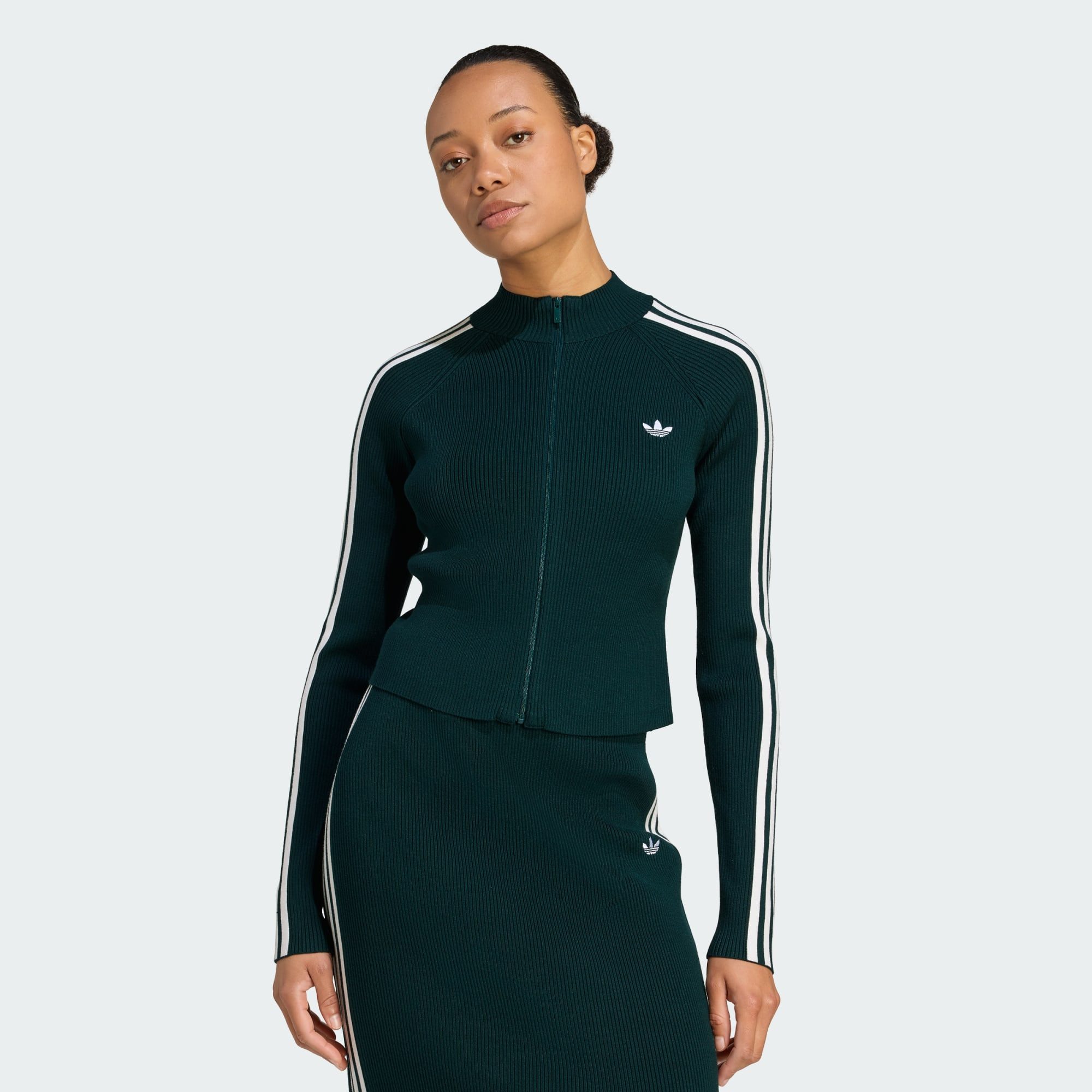 adidas Originals Tanktop ADICOLOR 3-STREIFEN SLIM KNIT ORIGINALS JACKE (1-t günstig online kaufen