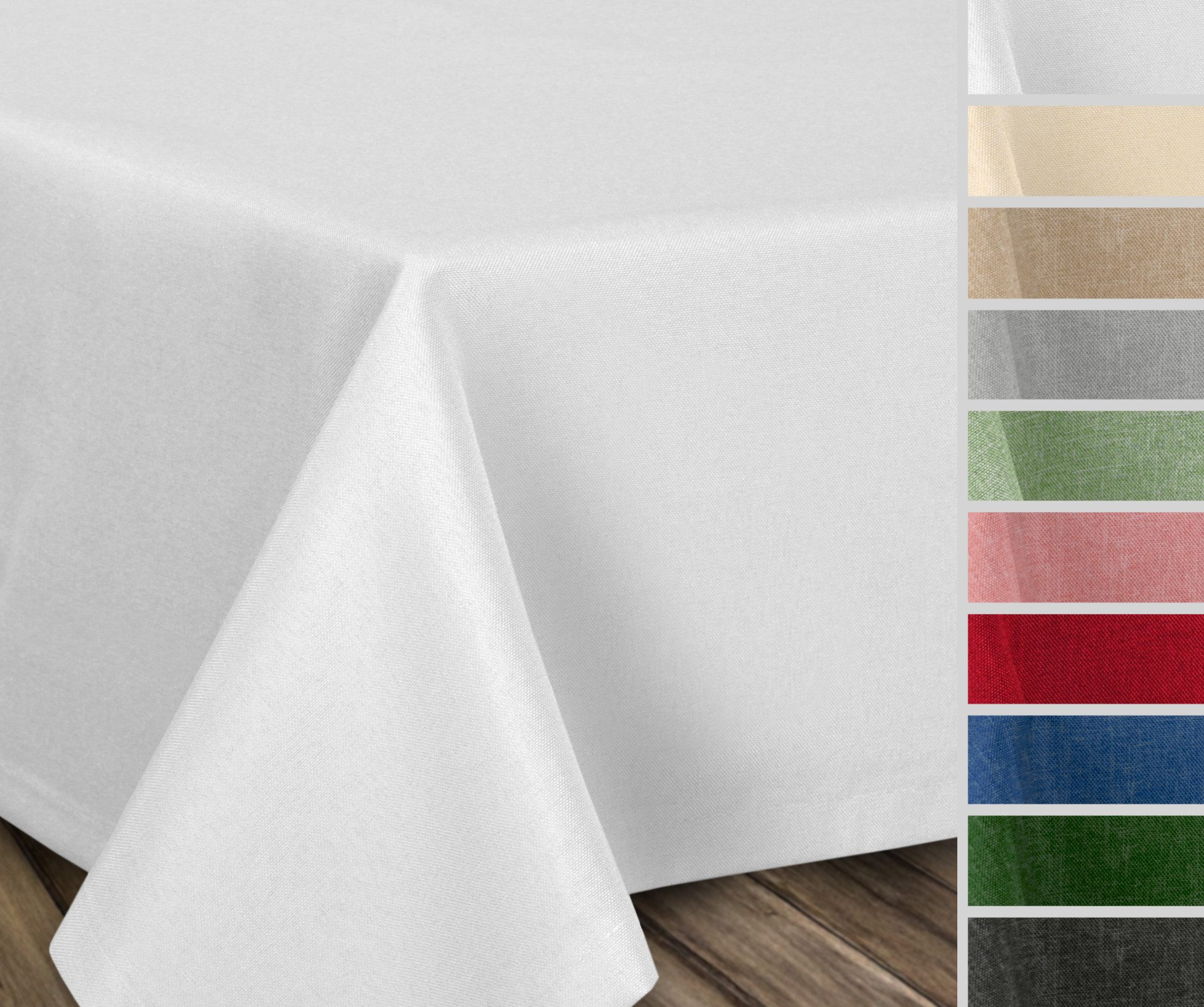 Beautex Tischdecke Fleckenabweisende bügelfreie Tischdecke mit Lotuseffekt, günstig online kaufen