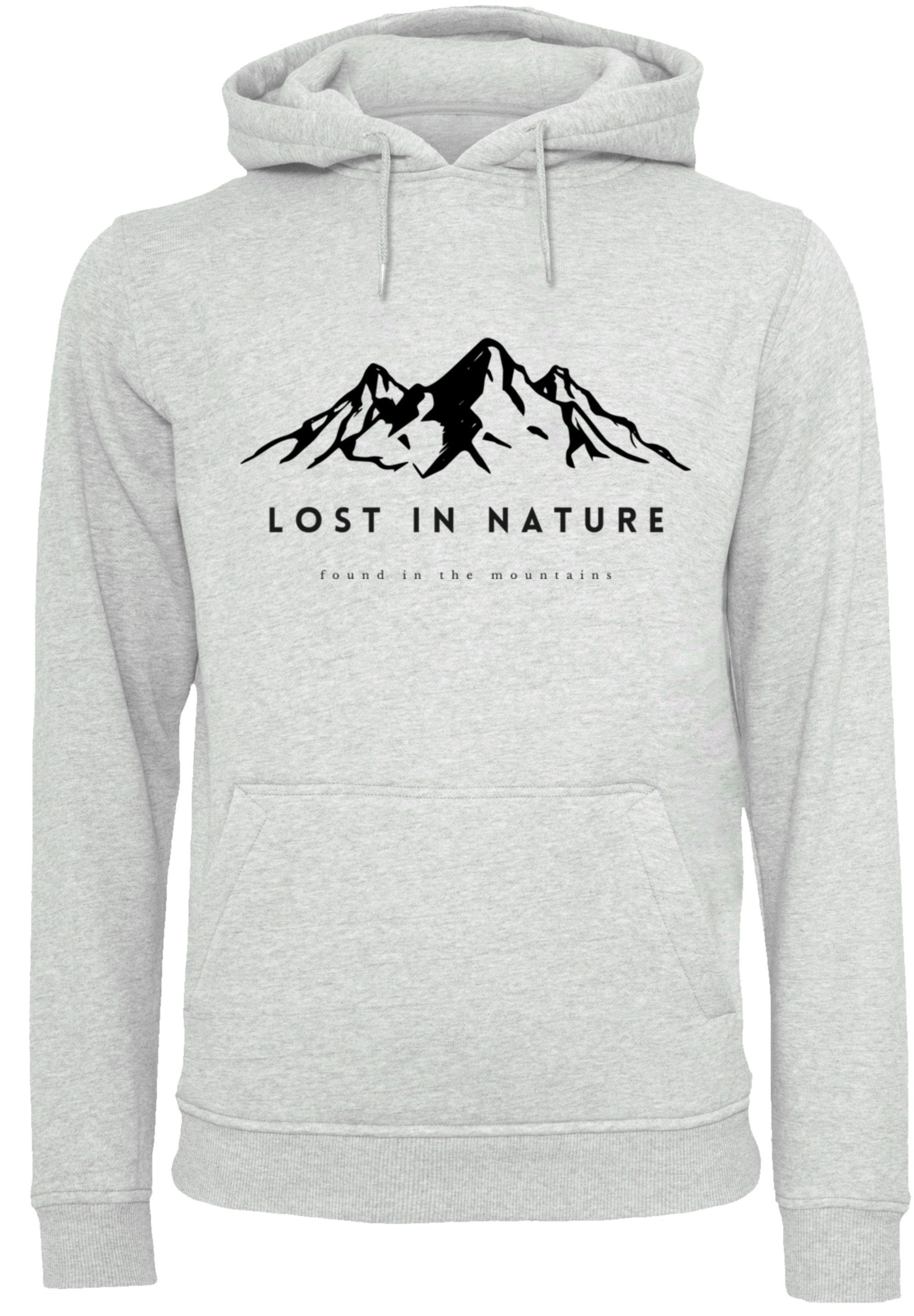 F4NT4STIC Kapuzenpullover Lost in nature Hoodie, Warm, Bequem heather grey