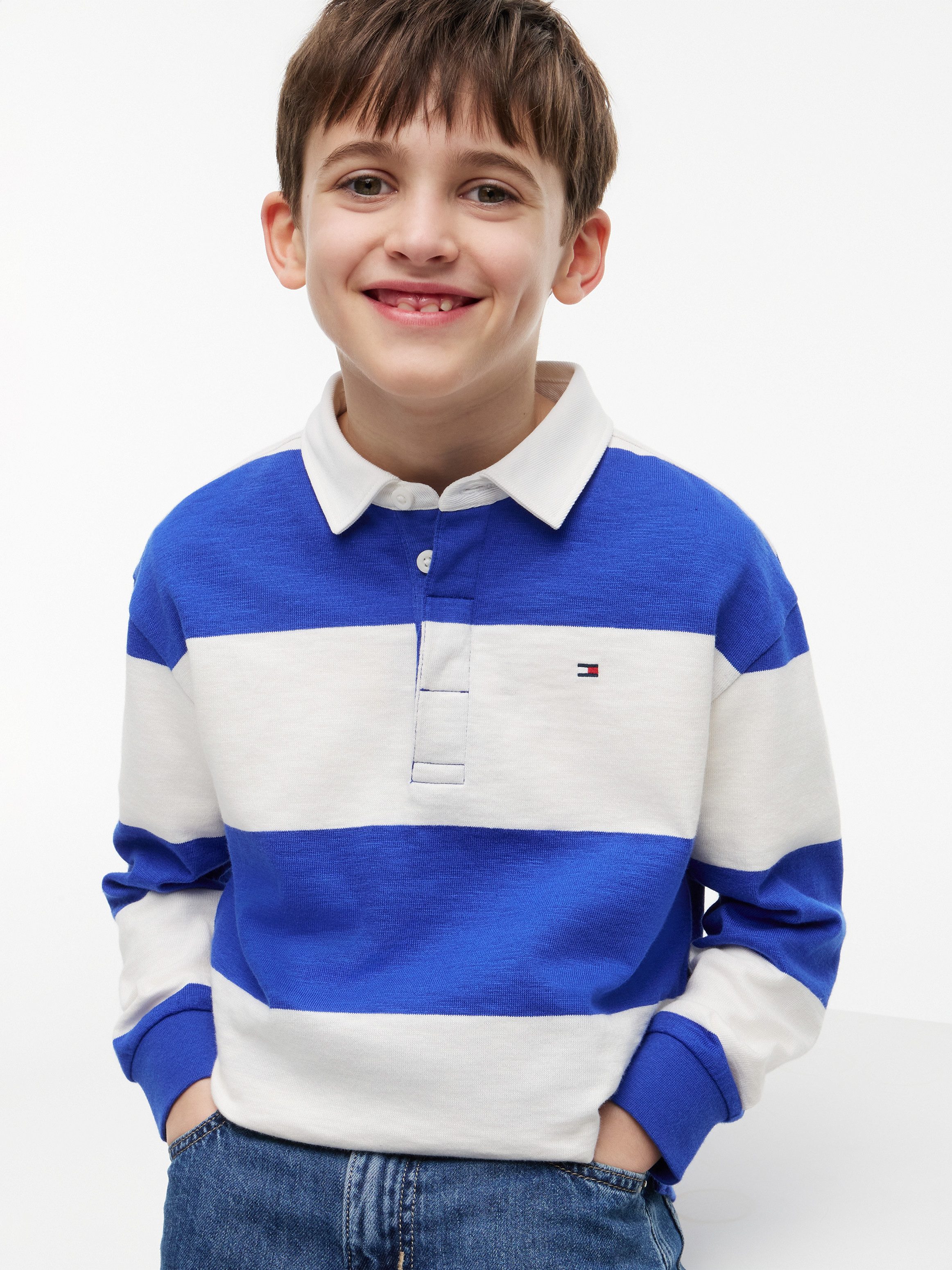 Tommy Hilfiger Langarm-Poloshirt Kinder bis 16 Jahre