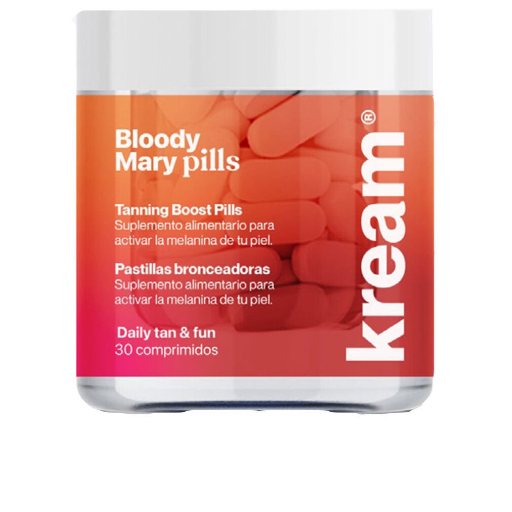 Kream Selbstbräunungscreme BLOODY MARY PILLS Bräunungstabletten 30 Einheiten