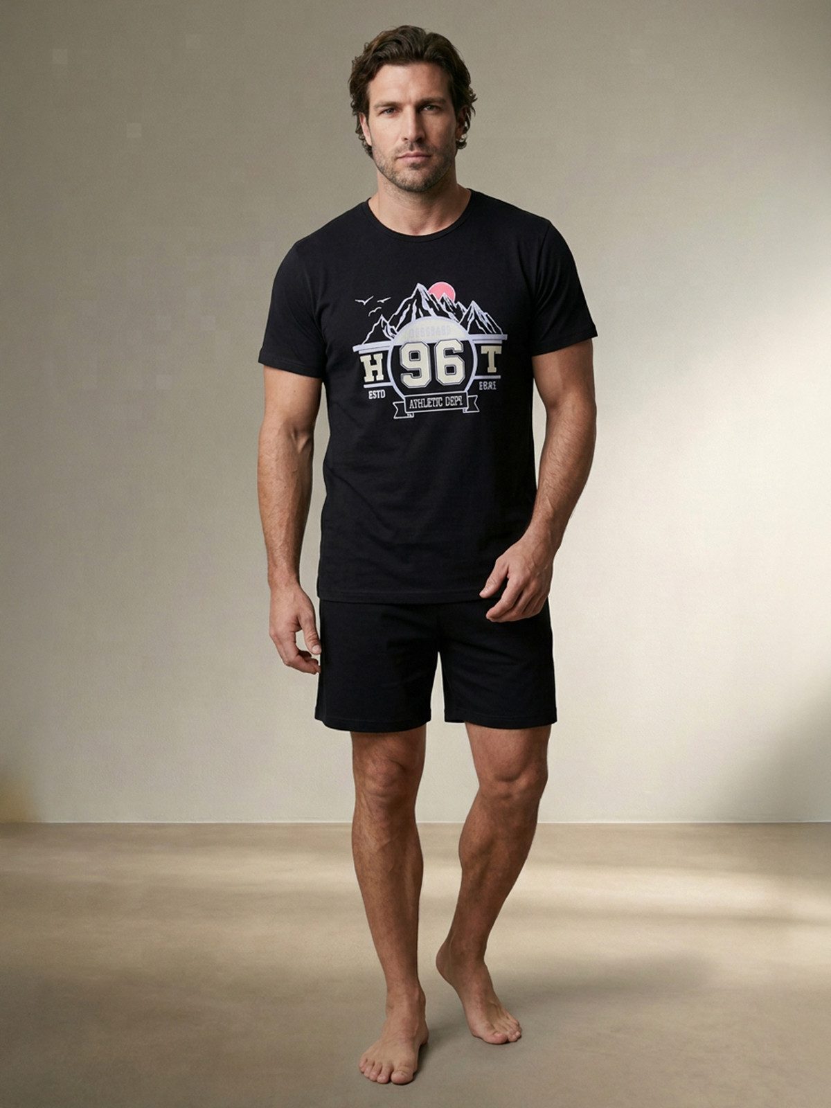 Henry Terre Shorty Pyjama Set Kurz - Colorado 96