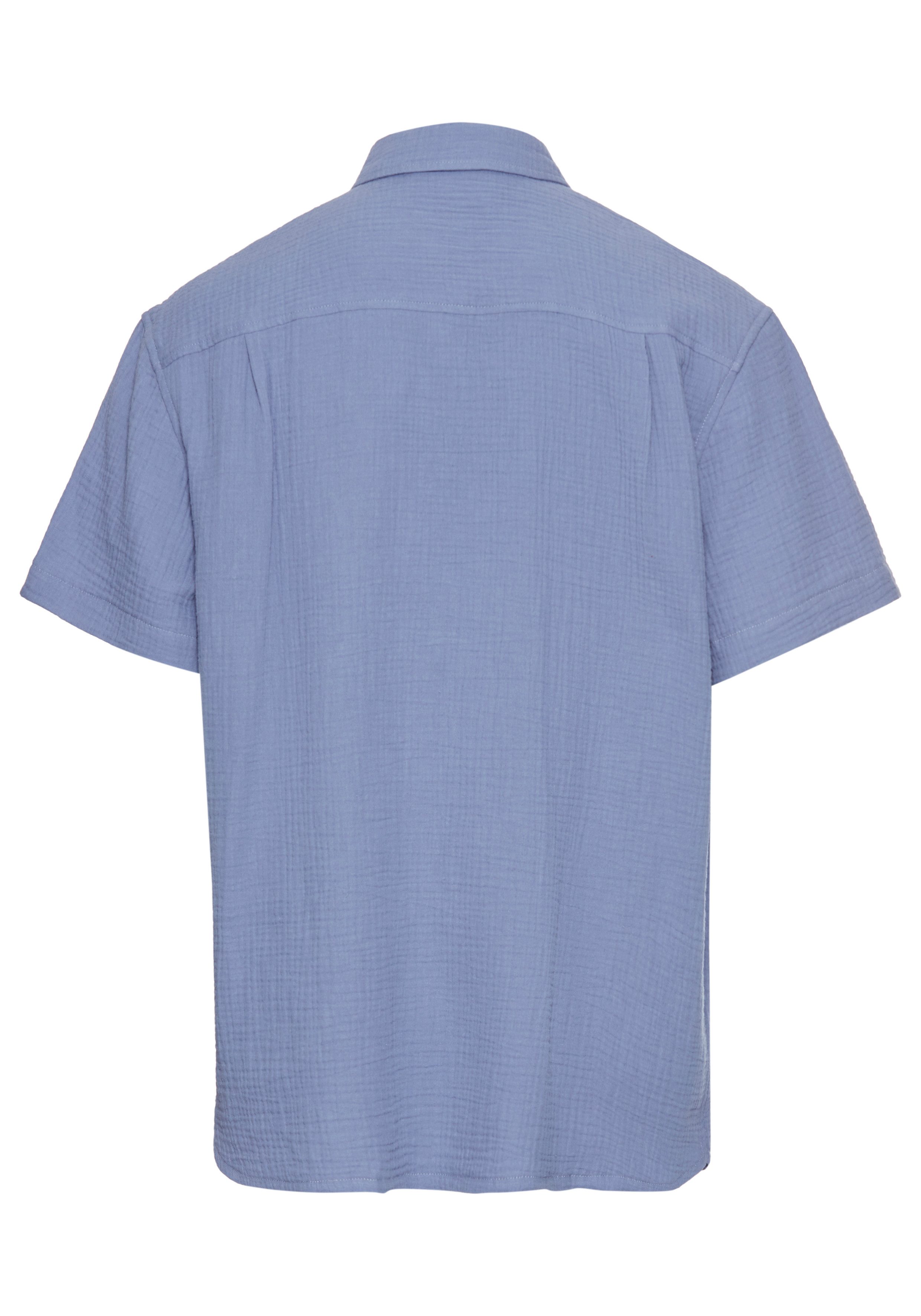 Man's World Kurzarmhemd in Musseline Qualität