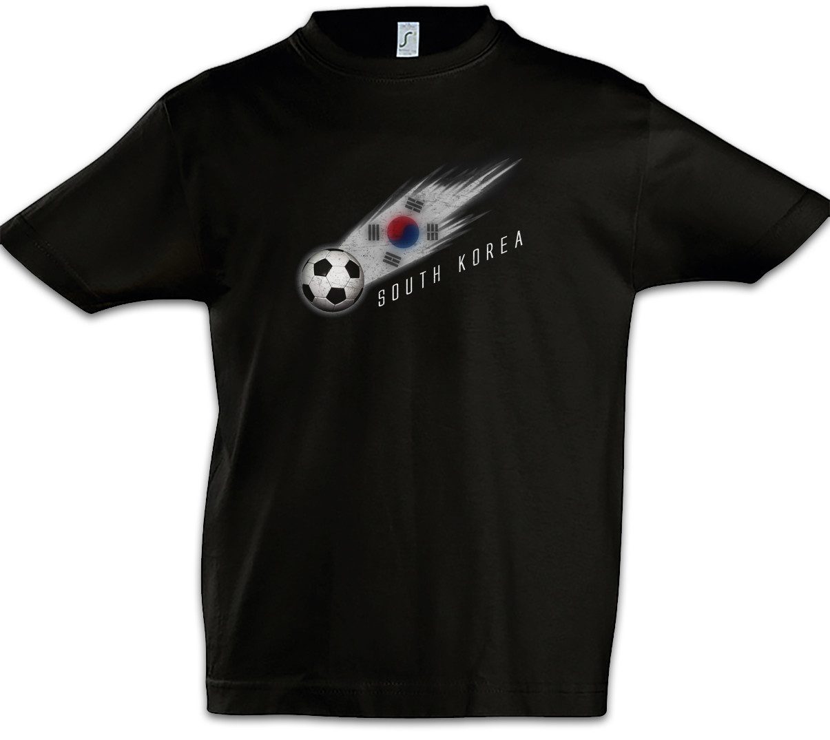 Urban Backwoods Print-Shirt South Korea Football Comet I Kinder T-Shirt Südkorea Südkoreanisch (1-tlg) Fahne Südkoreanische South Korean