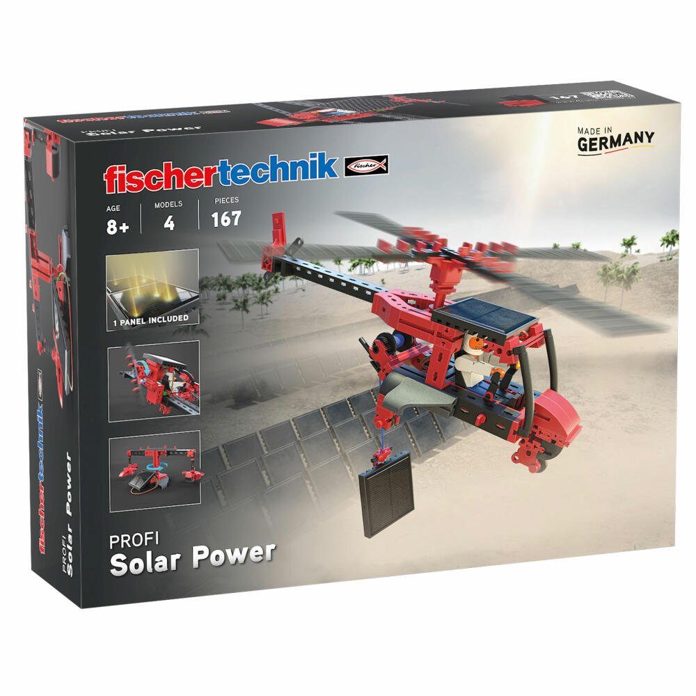 fischertechnik Solar Power Konstruktions-Spielset, (167 St)