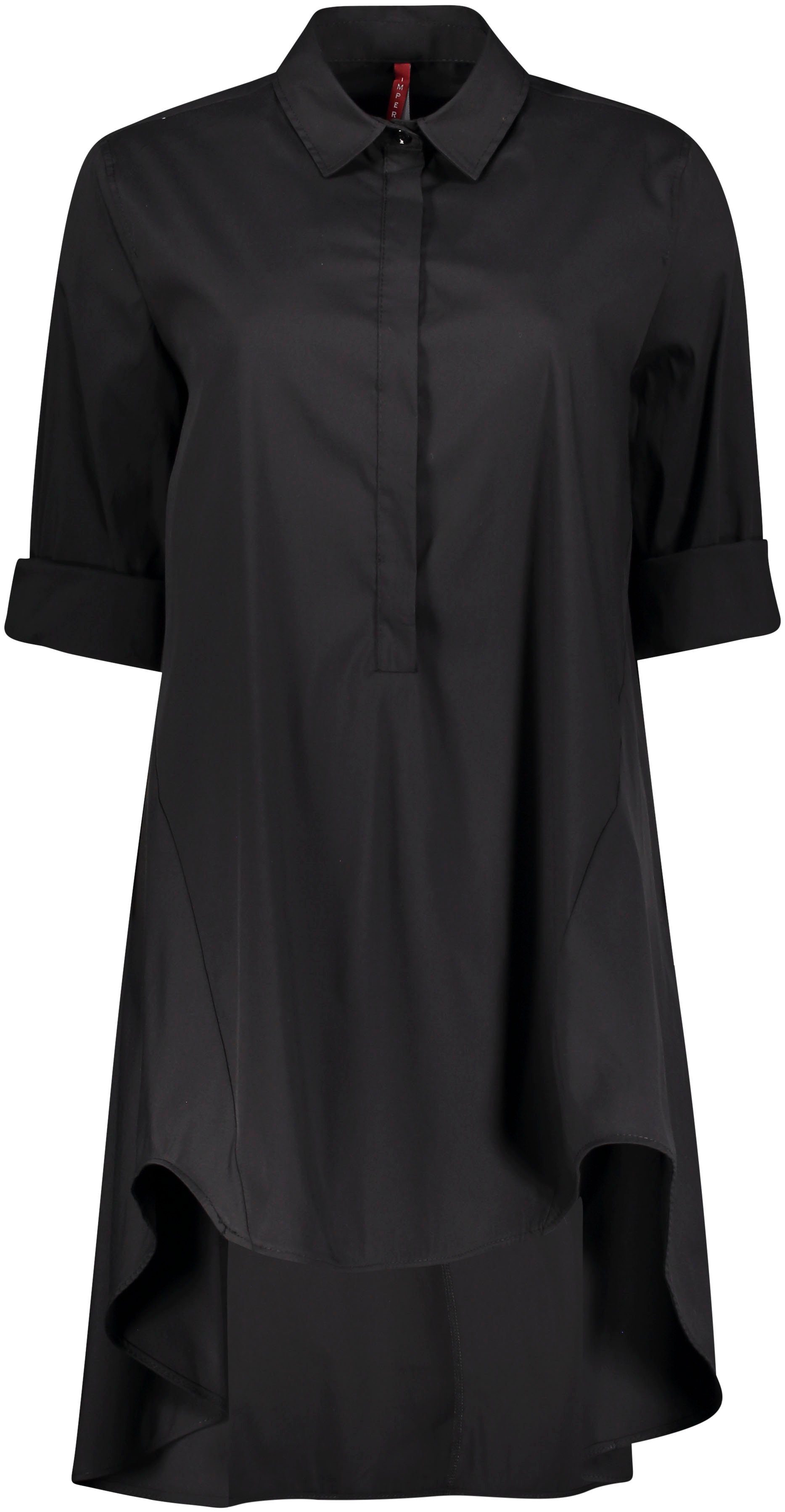 Damen Blusen IMPERIAL Klassische Bluse IMP-C ED3ABF glockenförmige Long-Form