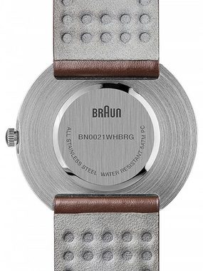 Braun Quarzuhr Braun BN0021WHBRG Classic Herren 38mm 5ATM