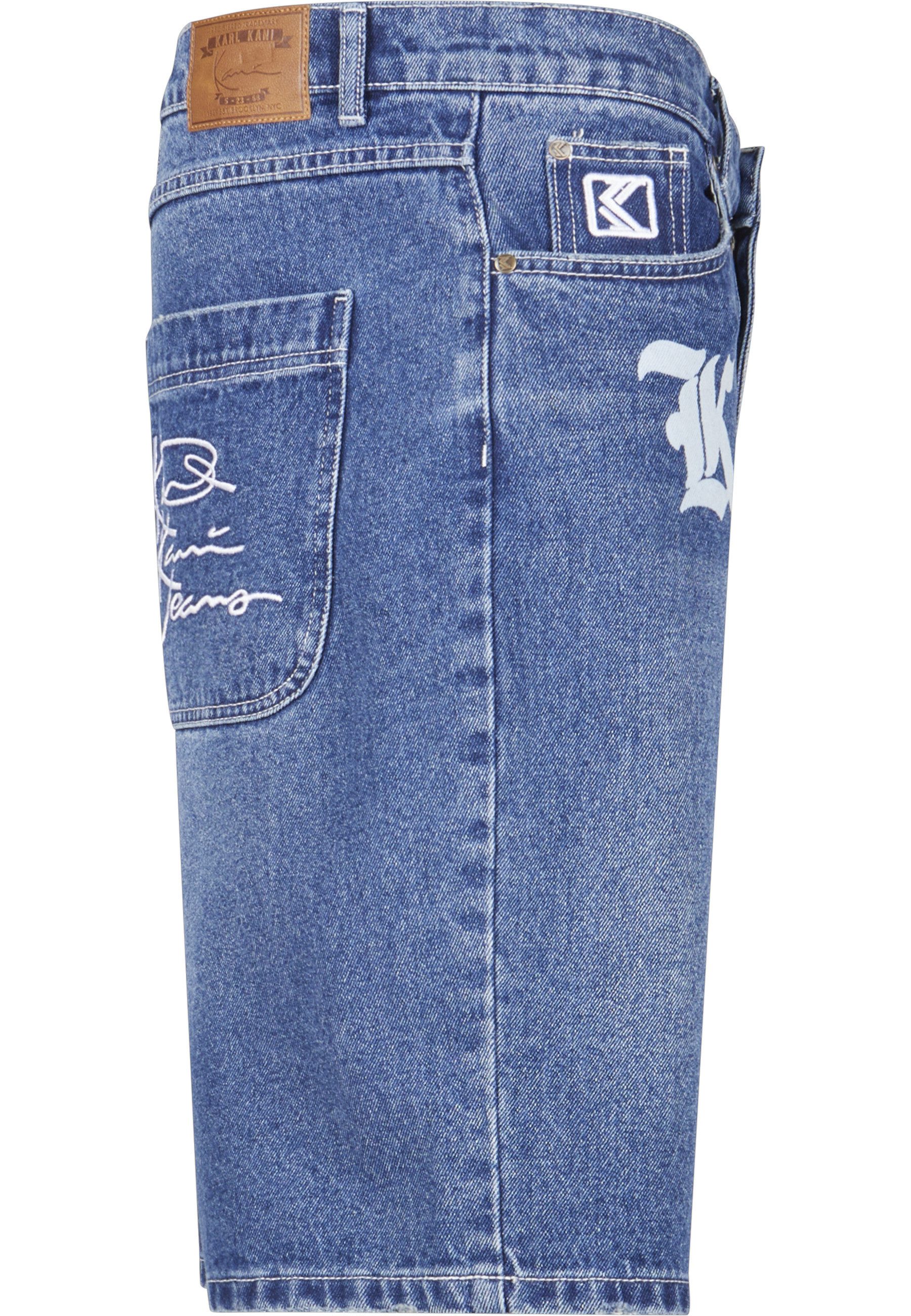 Karl Kani Shorts Karl Kani Herren Karl Kani OG Old English Denim Shorts (1-tlg)