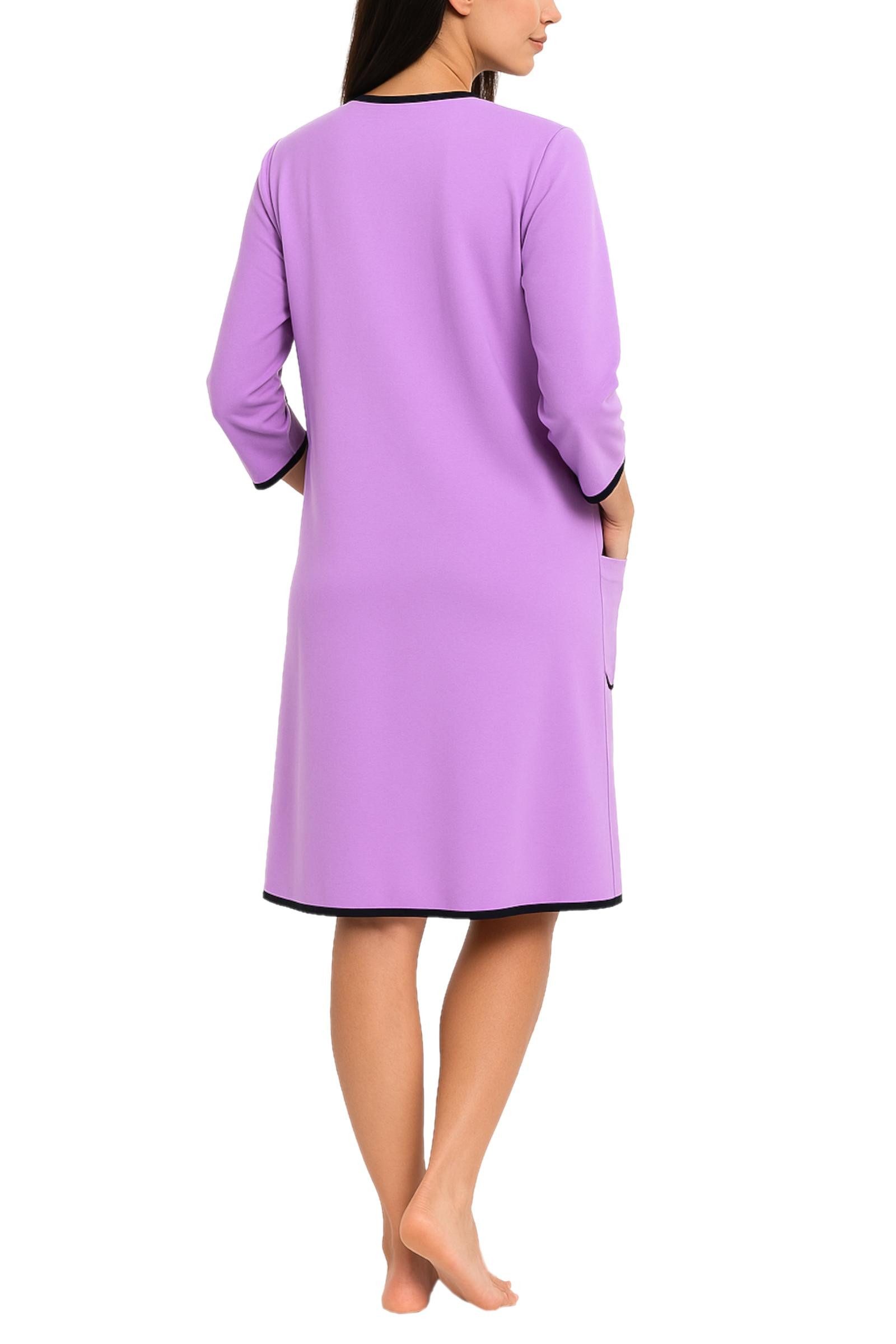 Aquarti Damenbademantel Damen Bademantel Morgenmantel Reißverschluss Hausma günstig online kaufen