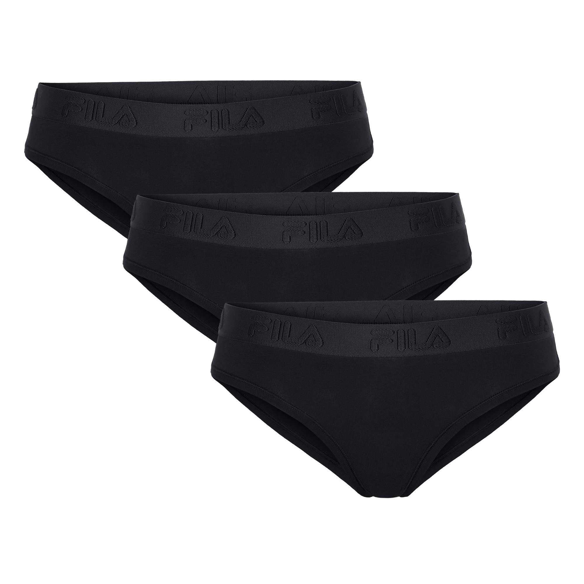 Fila Slip (3er Pack) Baumwollmix, elastisch, Logobund