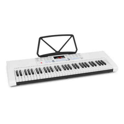 Schubert Keyboard Etude 255 LCD Lern-Keyboard 61 Tasten LED-Display Leuchttasten 255 Rhythmen