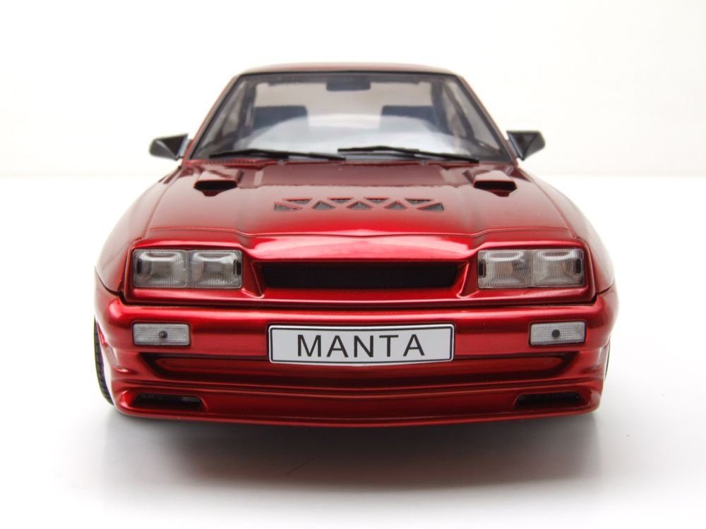 ModelCarGroup 1:18 Opel Manta B Mattig Ano de construção 1991 vermelho escuro metálico ModelCar Group MCG18424 modelo carro MCG18424 4052176761410