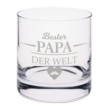 GRAVURZEILE Whiskyglas Set mit Gravur - Glas, Karaffe und Kühlsteine - Bester Papa der Welt, Geschenkset / Geschenke für Männer zum Vatertag und Geburtstag