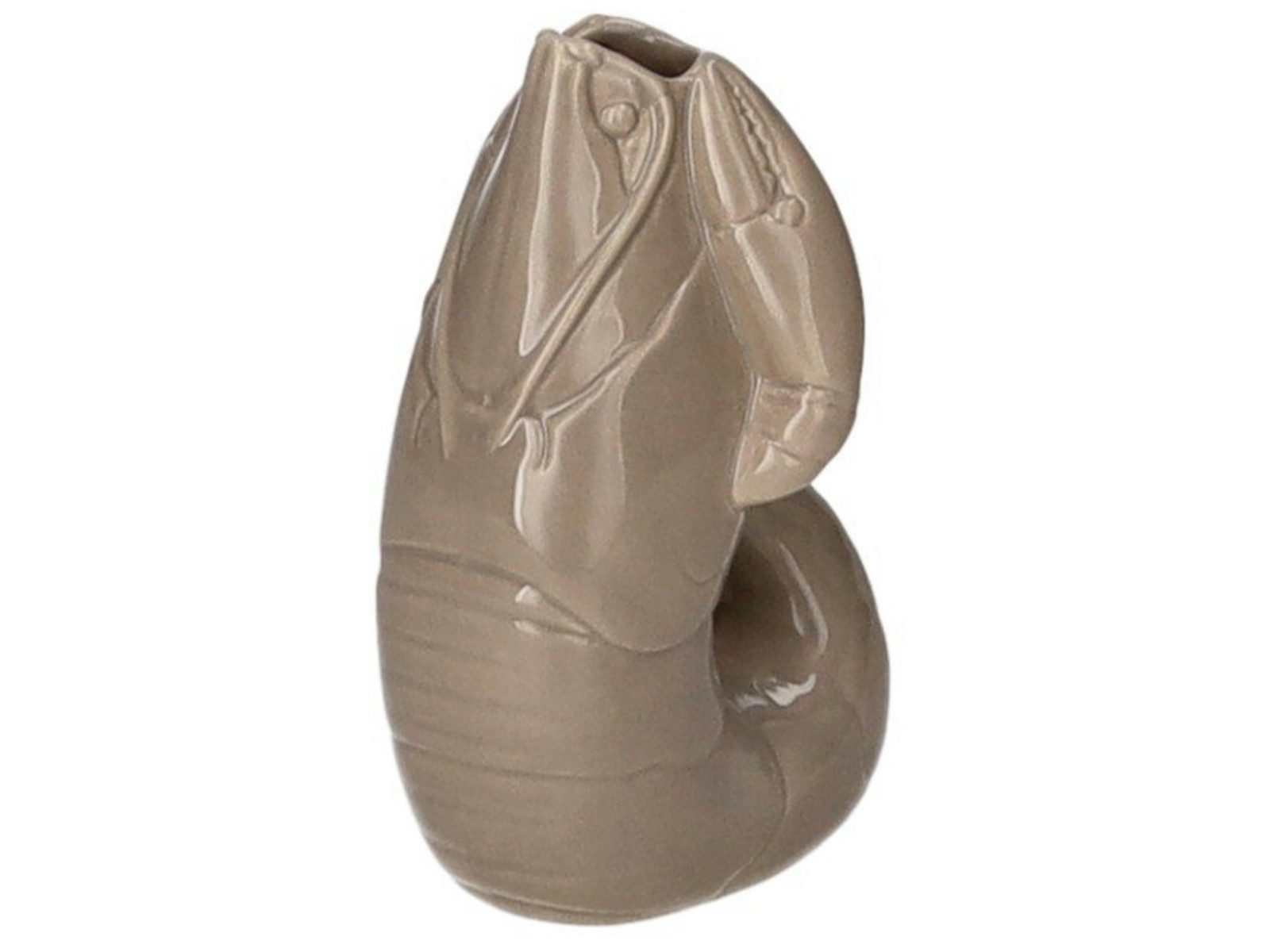 Giftcompany Dekovase Madame Crevette Hummer Vase XS sandstone 14cm (Vasen)