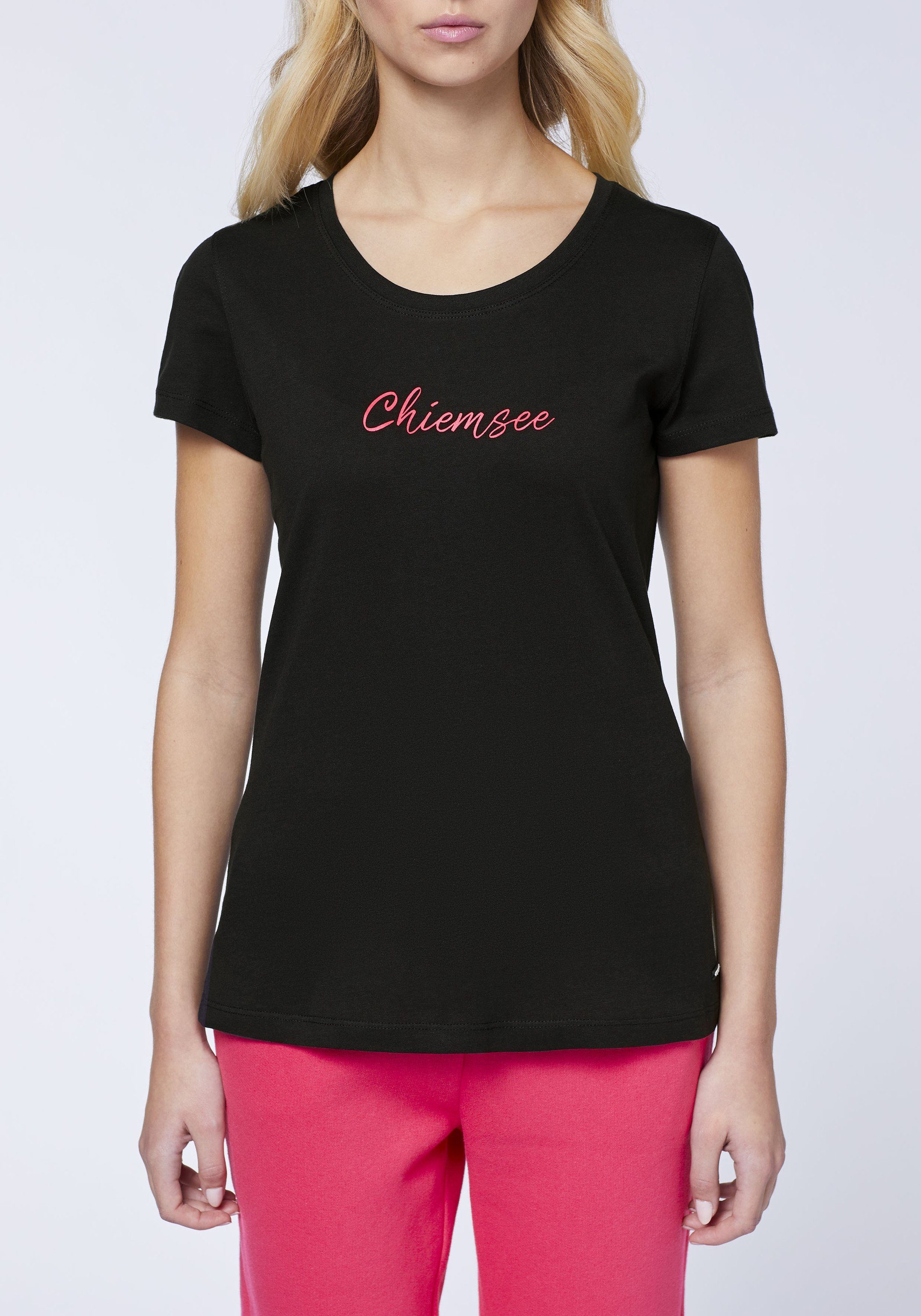 Label-Look Chiemsee Beauty T-Shirt Black 1 19-3911 Print-Shirt im