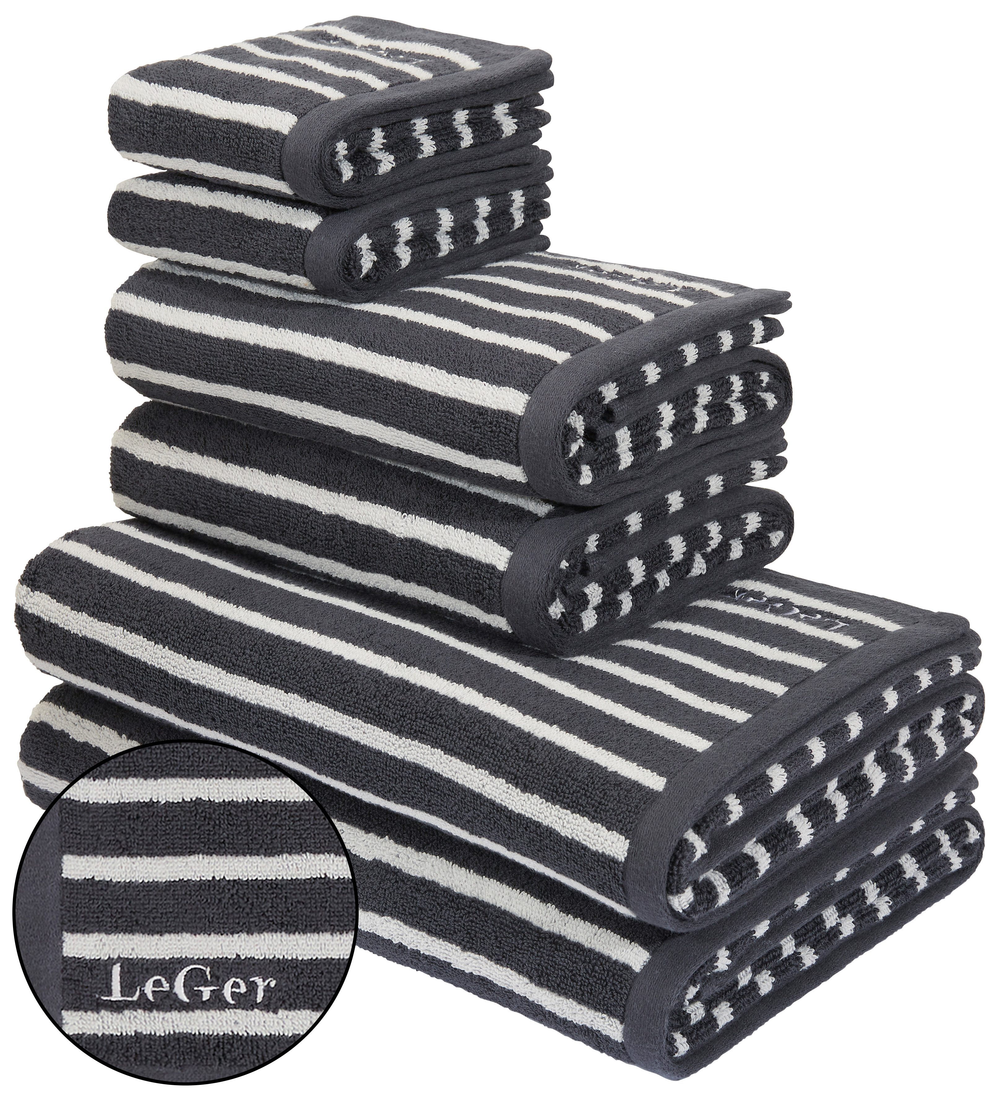 LeGer Home by Lena Gercke Handtuch Set Tamsin, Duschtücher, Handtücher, Gäs günstig online kaufen