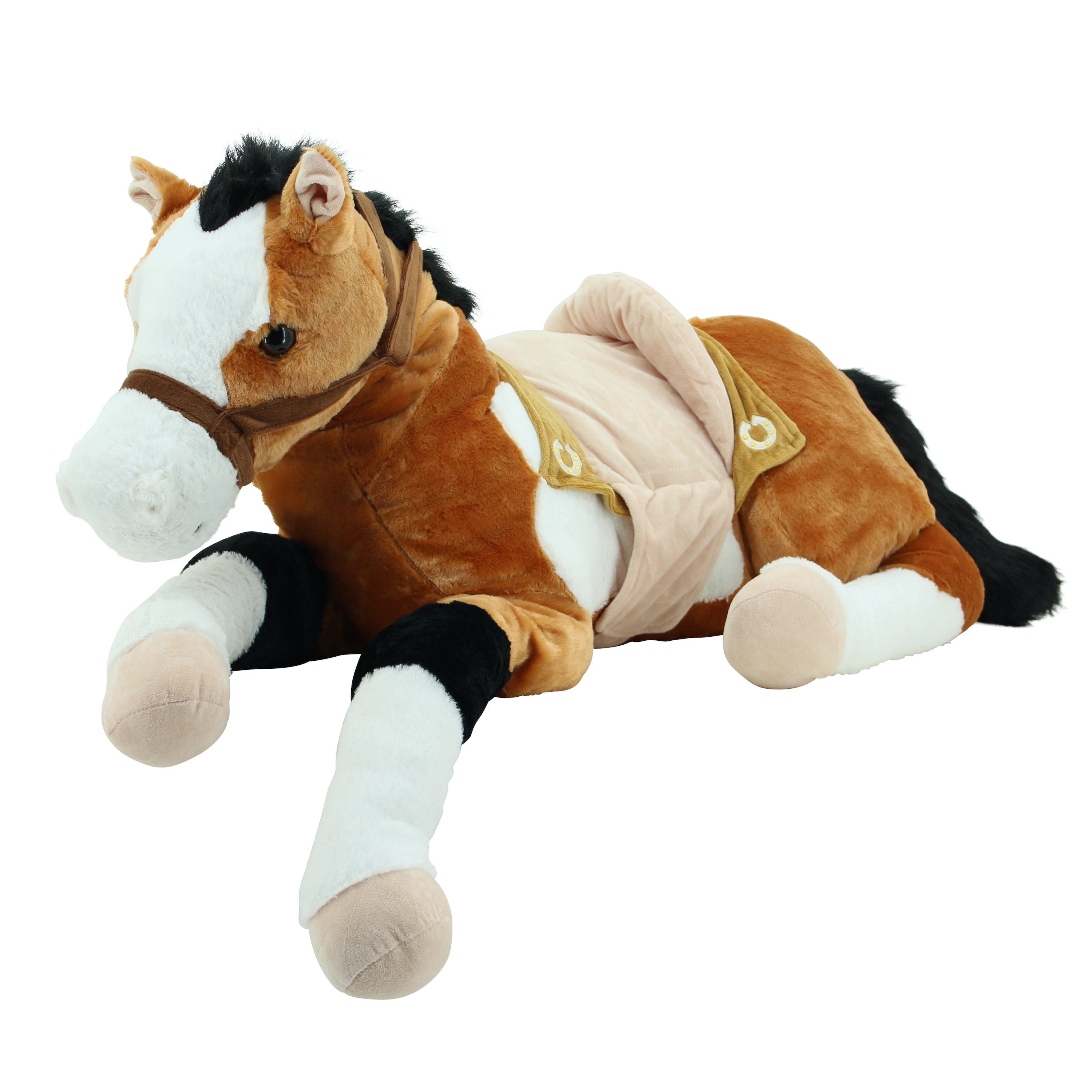 Sweety-Toys Kuscheltier Sweety Toys 6502 Kuscheltier LUCKY Pferd XXL Riesen Pferd liegend
