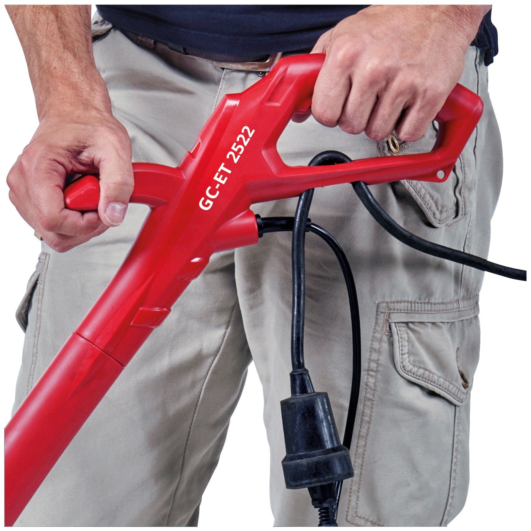 Einhell Elektro-Rasentrimmer GE-ET 2522, 22 cm Arbeitsbreite Faden