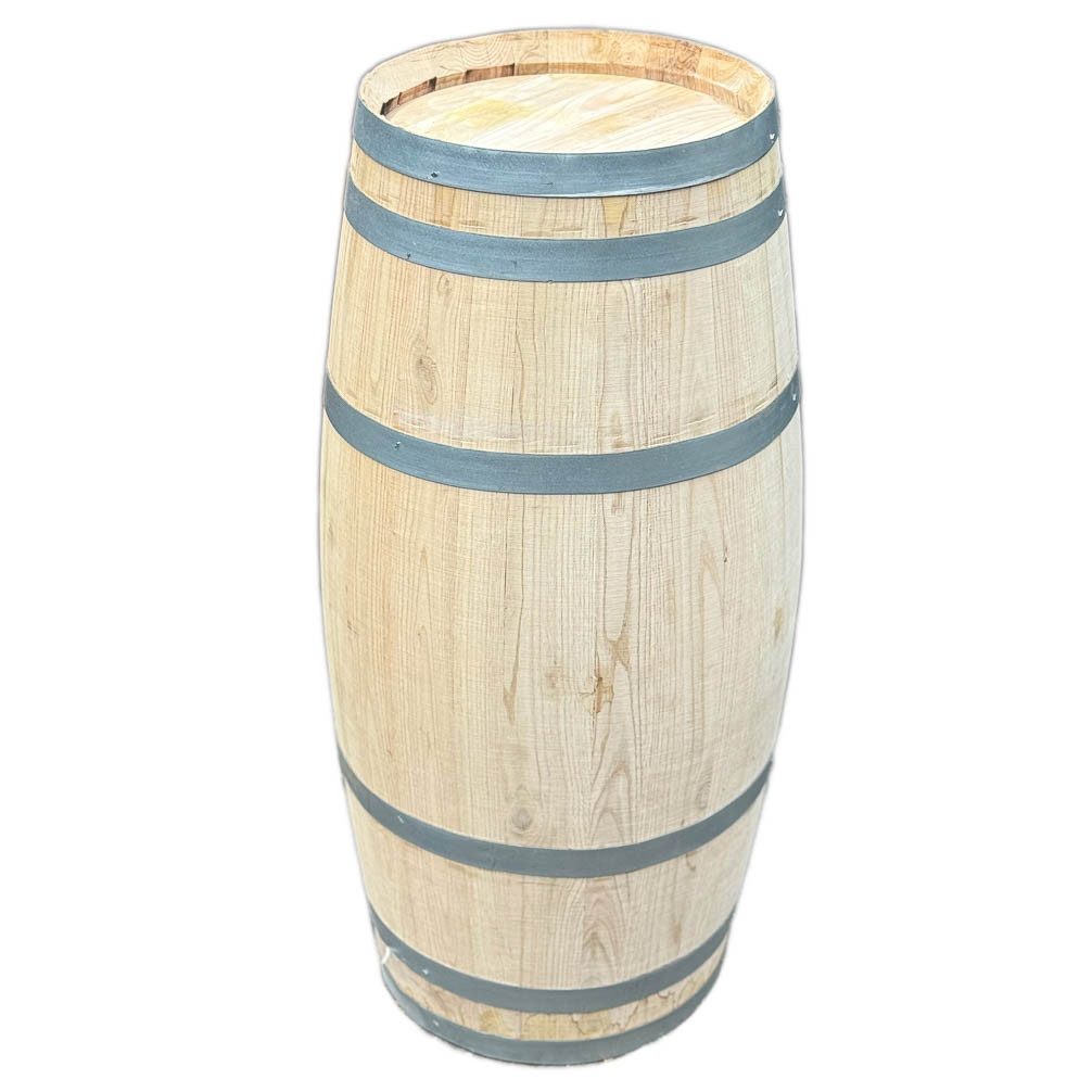 Temesso Stehtisch 150 L Zigarrenfass geschlossen, neugefertigt aus Kastanie: geölt