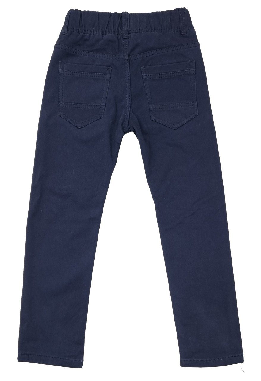 Fashion Boy Thermohose Thermohose Winterhose gefütterte Stretch Hose, JT102 gefüttert in Unifarbe mit elastischem Bund