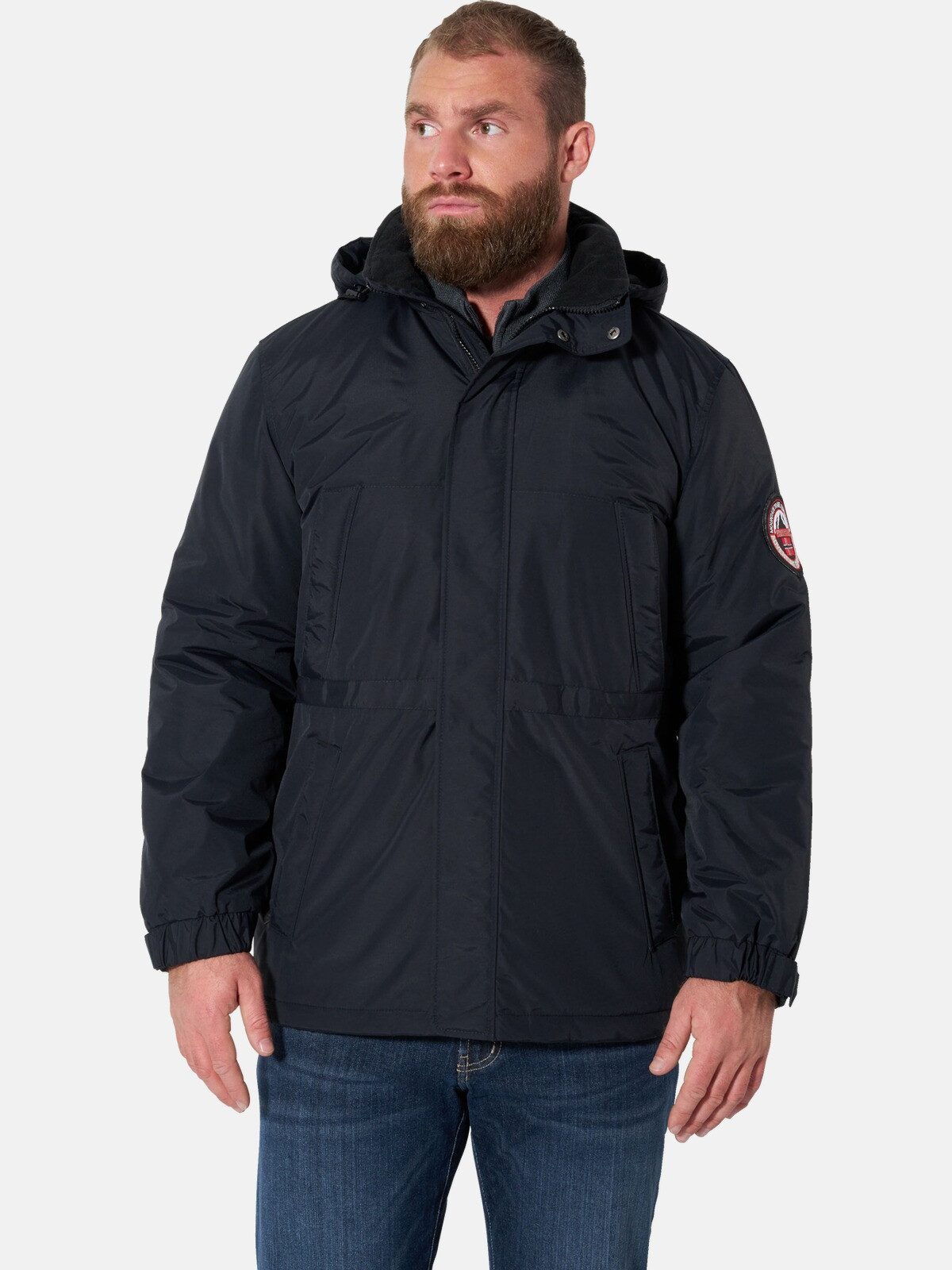 Jan Vanderstorm Outdoorjacke VICO mit abnehmbarer Kapuze
