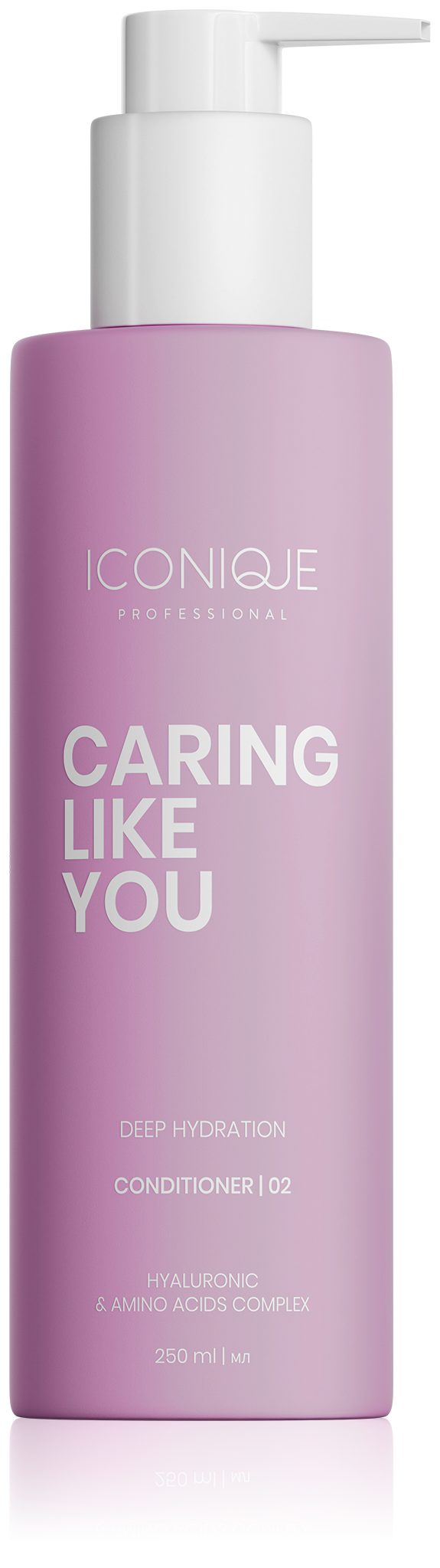 ICONIQUE Professional Haarspülung CARING LIKE YOU Spülung 250ml – Profi-Pflege für Feuchtigkeit & Glanz