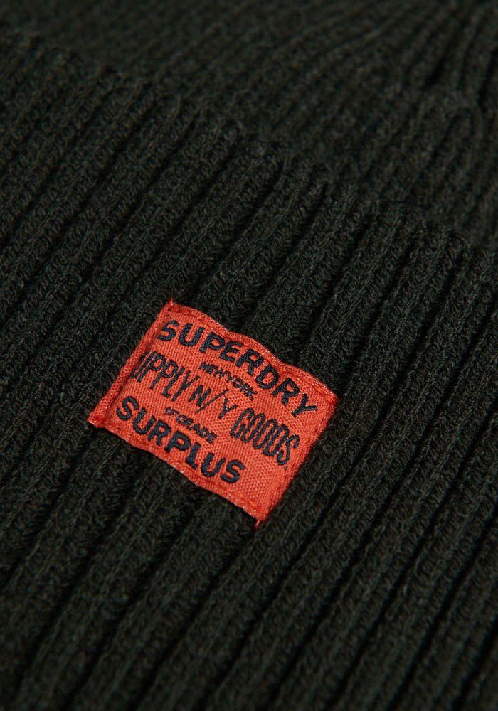 Superdry Surplus Beanie BEANIE Goods WORKWEAR Olive KNITTED HAT