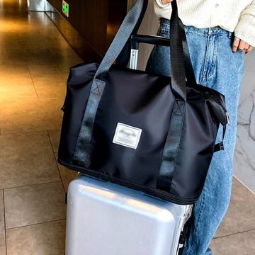 Bedee Reisetasche Sporttasche Reisetasche Damen Sporttasche (Faltbare Reisetasche mit großer Kapazität, 1-tlg., mit Reißverschlus), für Handgepäck Tasche Weekender Bag Schwimmtasche Travel Bag