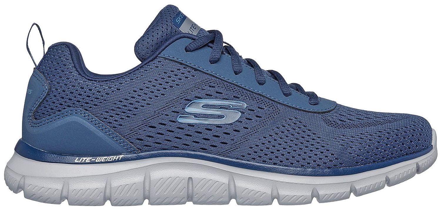 Skechers Track Leshur Blau BLU Schnürschuh