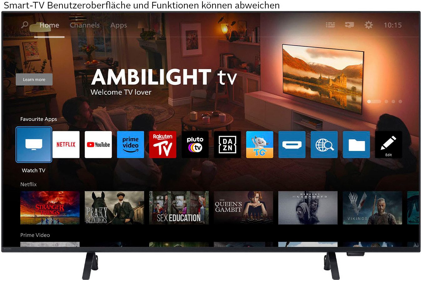 Philips 65PUS8349/12 LED-Fernseher (164 cm/65 Zoll, schwarz ! RABATT: 30.79%